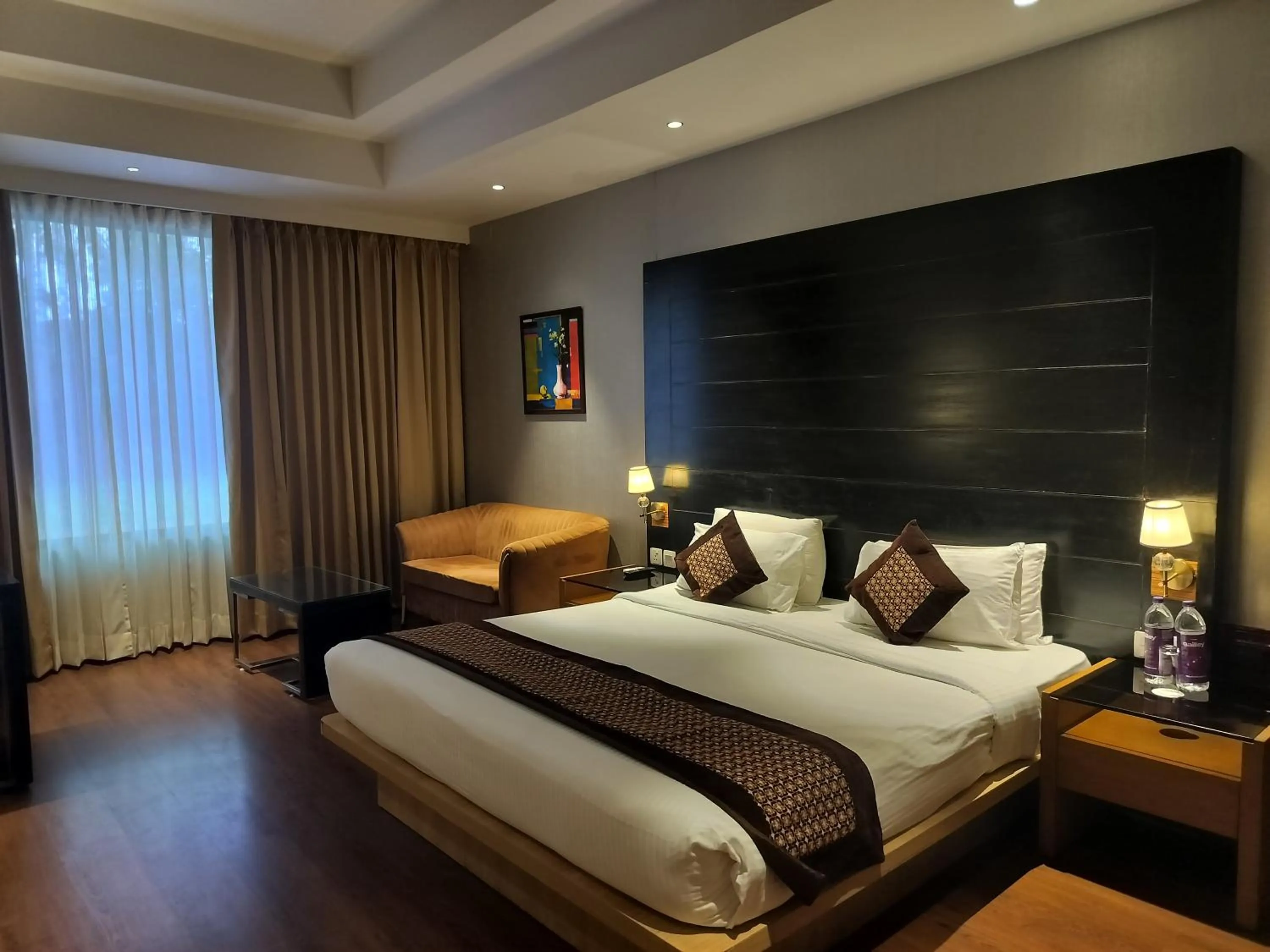 Bedroom, Bed in Stellar Resorts By Bel-La Monde, Rajokri, Near IGI Airport, Delhi