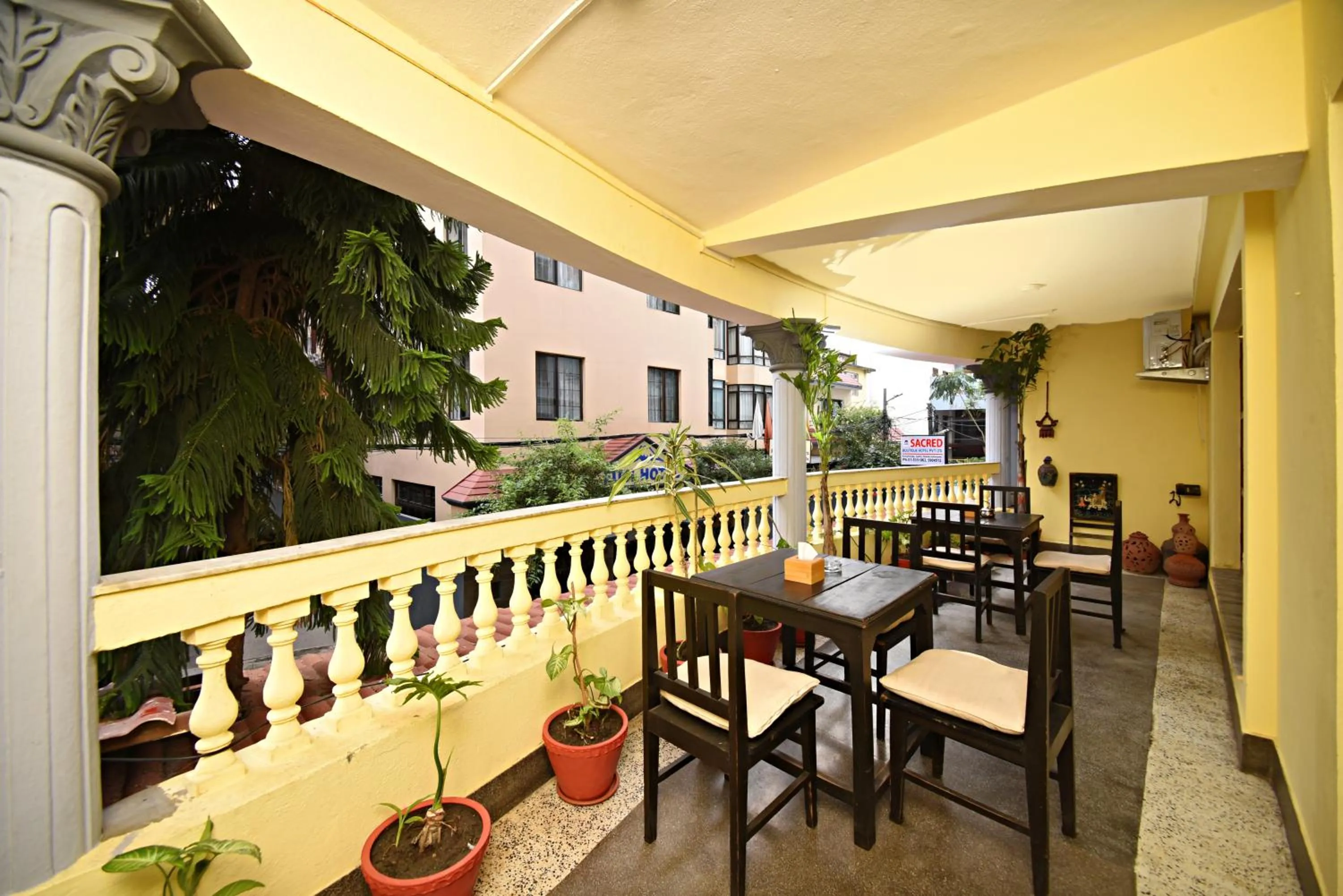 Balcony/Terrace in Sacred Boutique Hotel