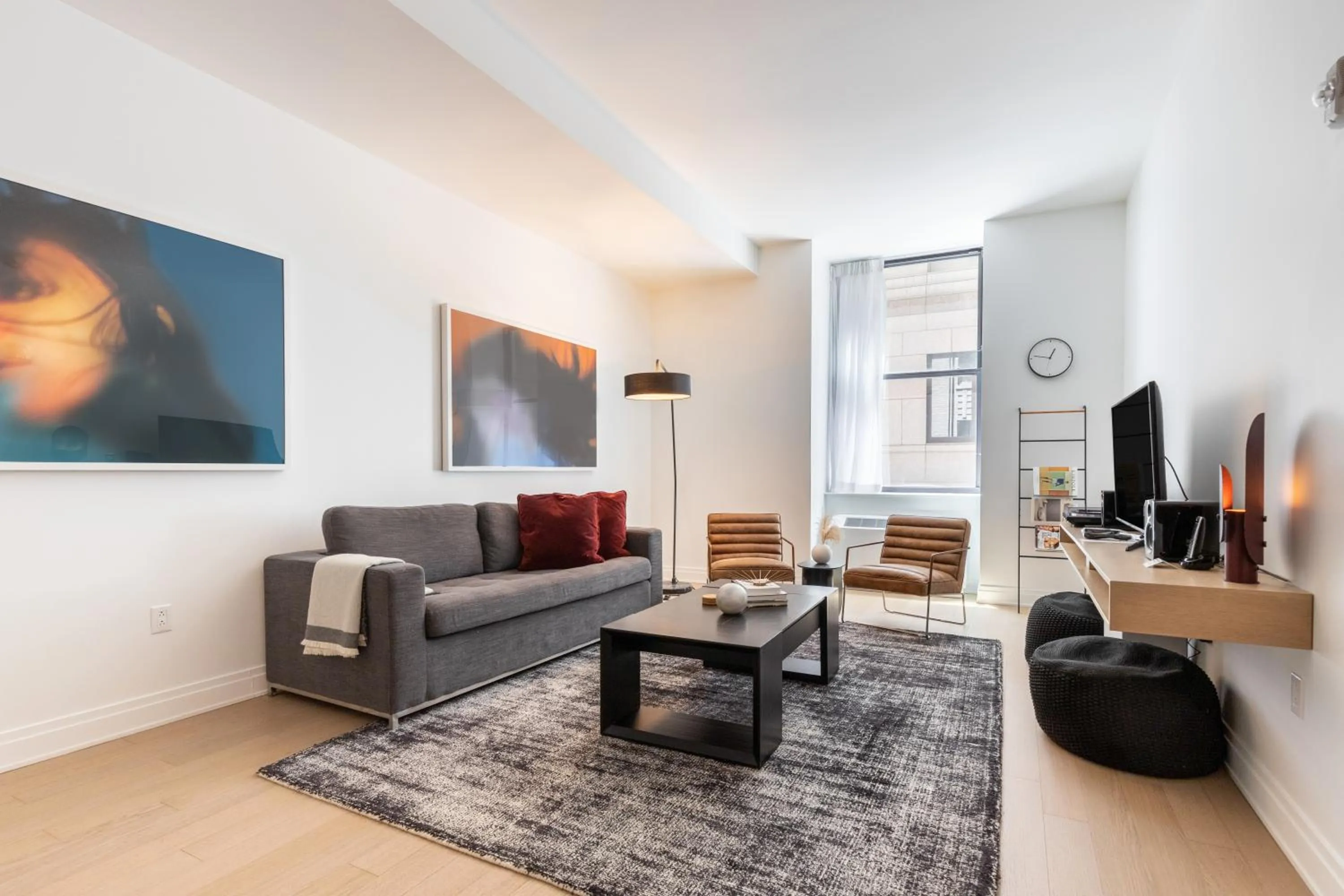 Living room in Mint House at 70 Pine