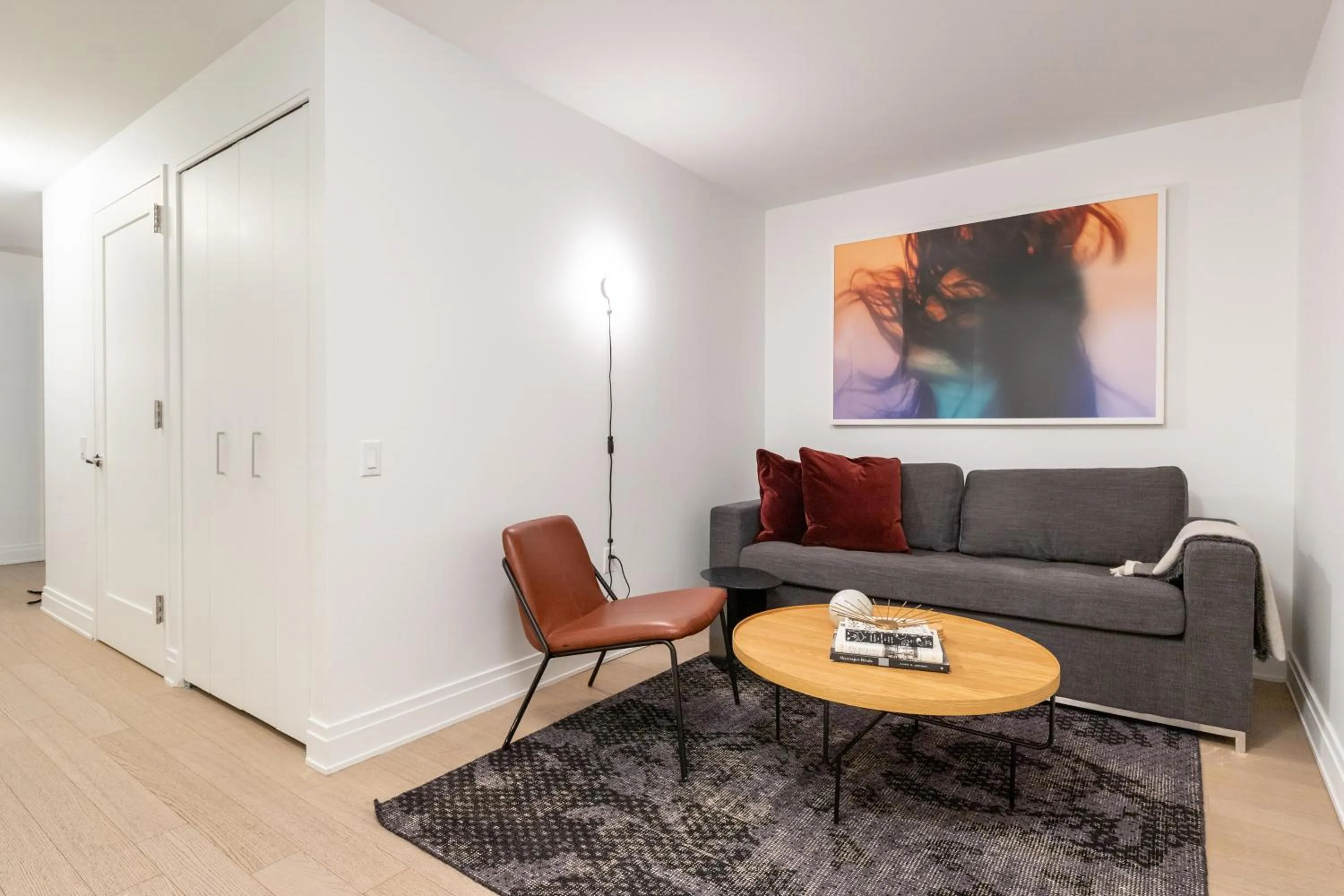 Living room in Mint House at 70 Pine