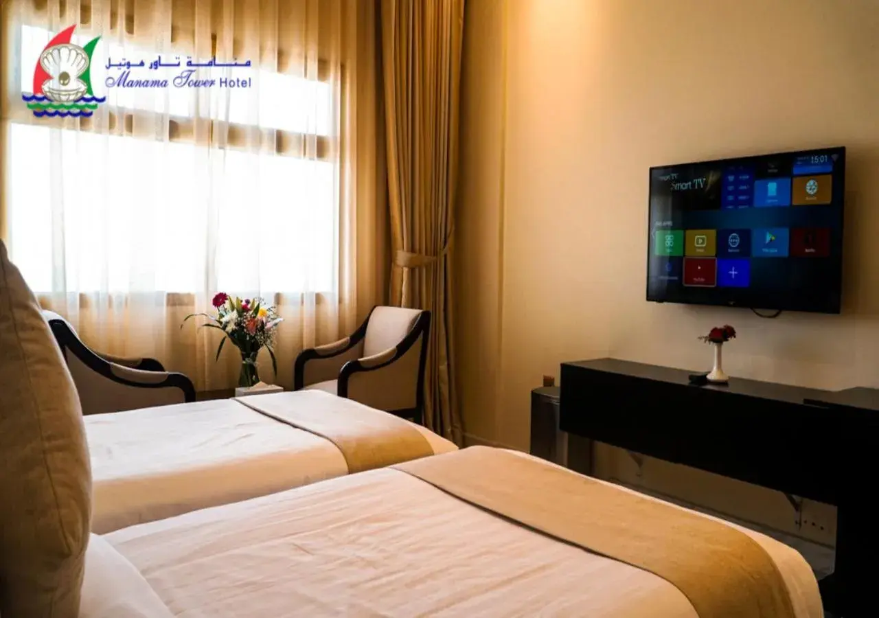 Deluxe Twin Room in Manama Tower Hotel Deluxe Twin Room in Manama Tower Hotel