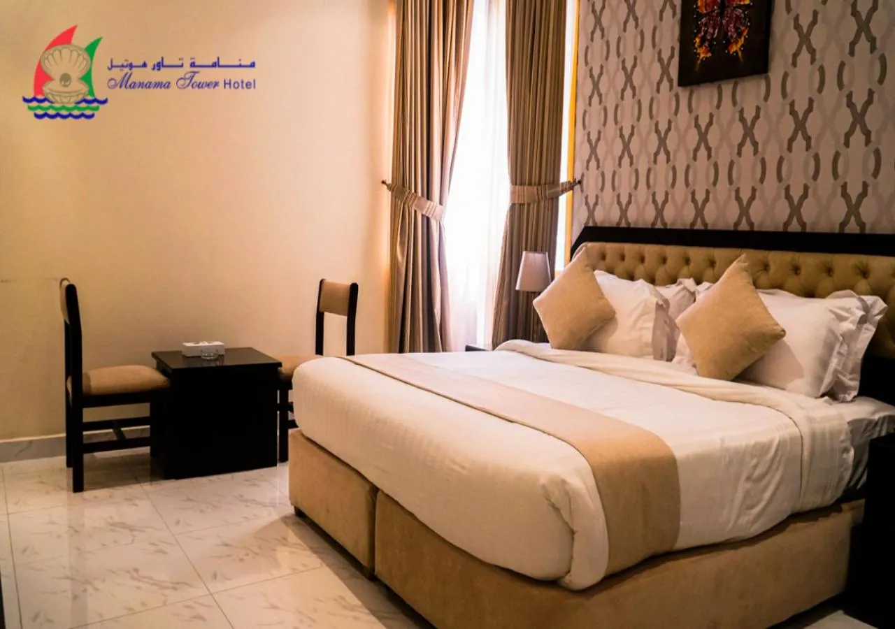 Bed in Manama Tower Hotel