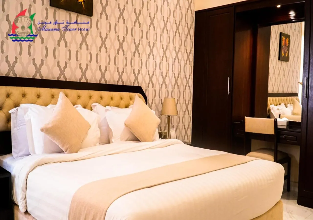 Bed in Manama Tower Hotel