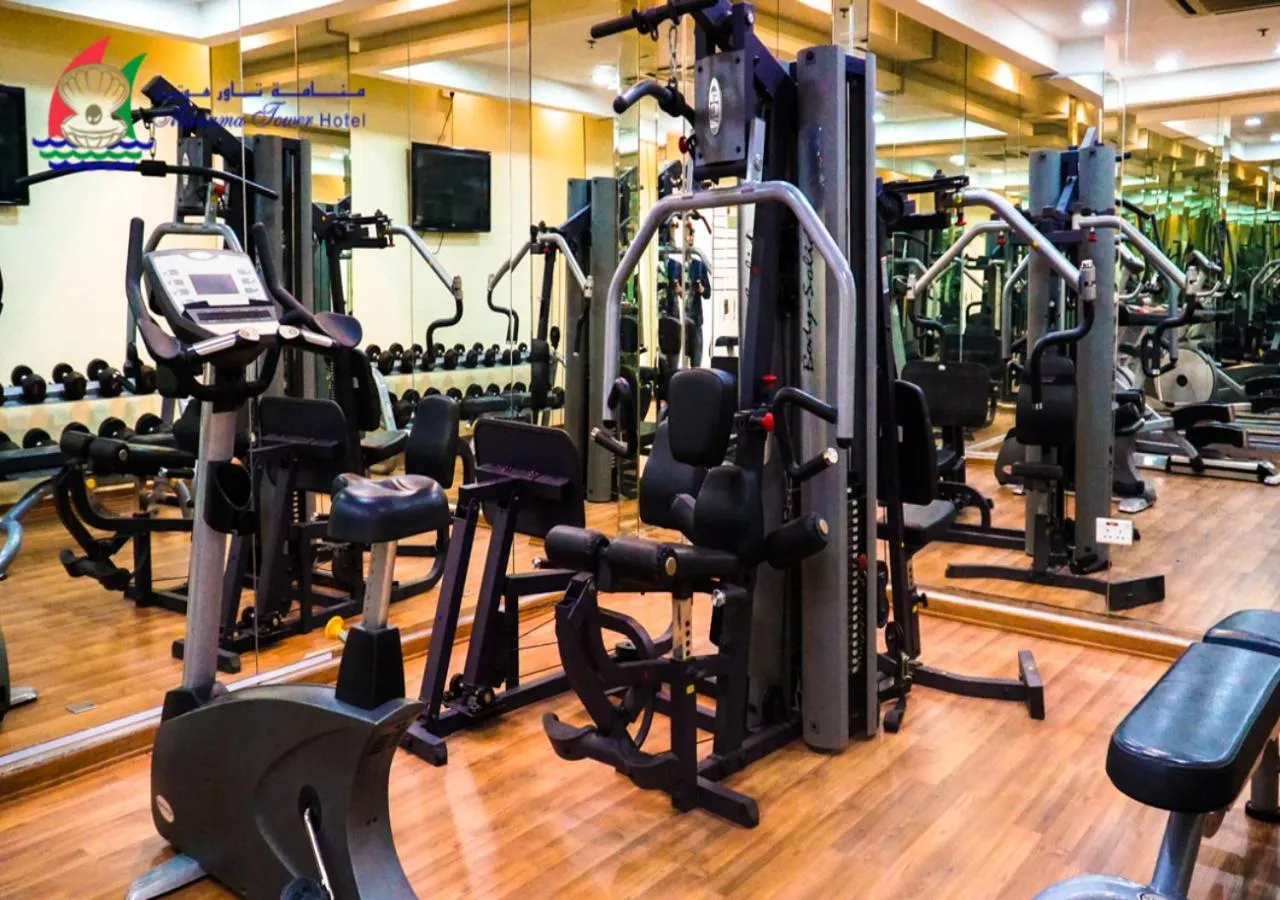 Fitness centre/facilities in Manama Tower Hotel