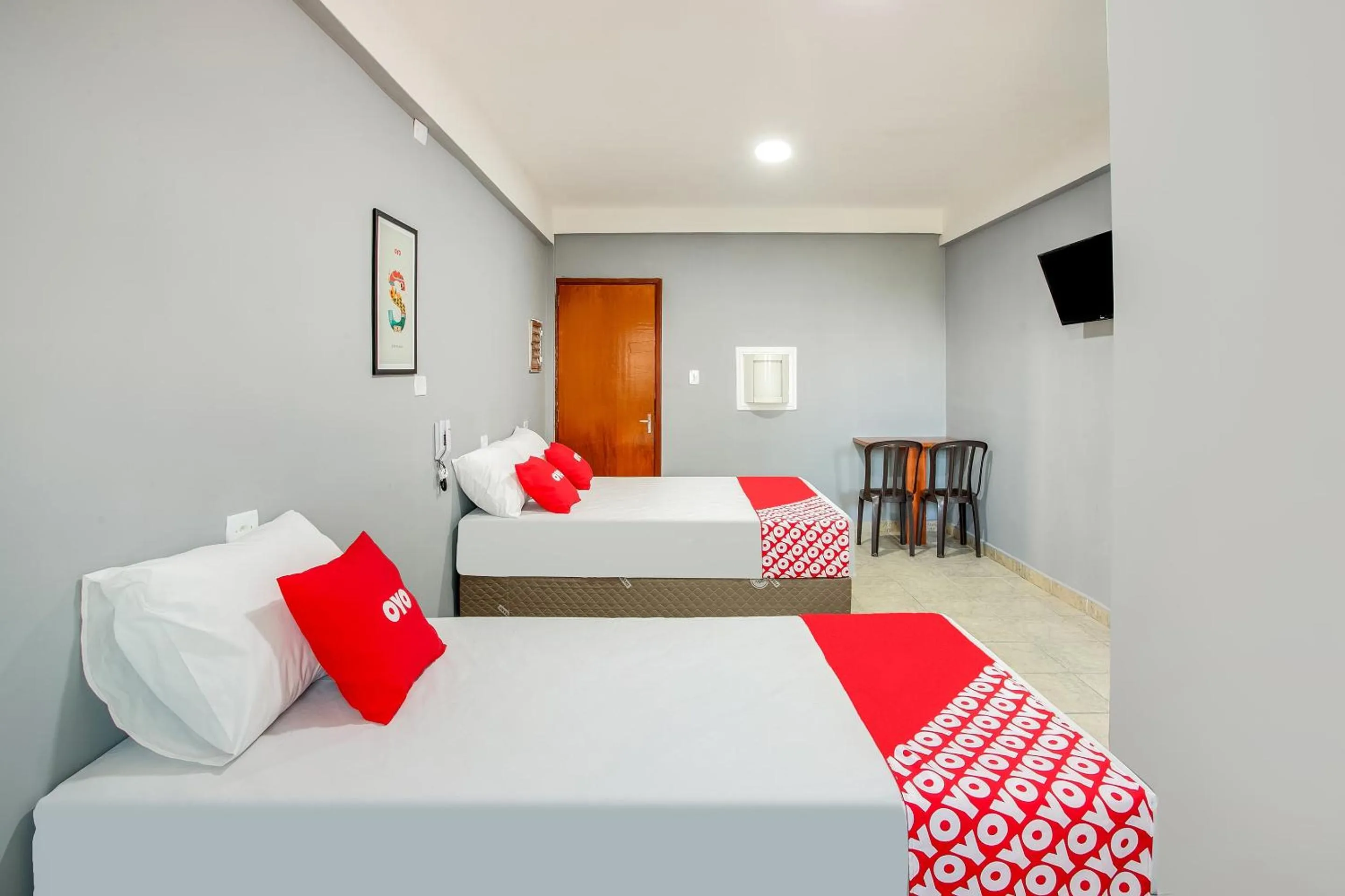 Bedroom, Bed in OYO Hotel Boneville, São Paulo