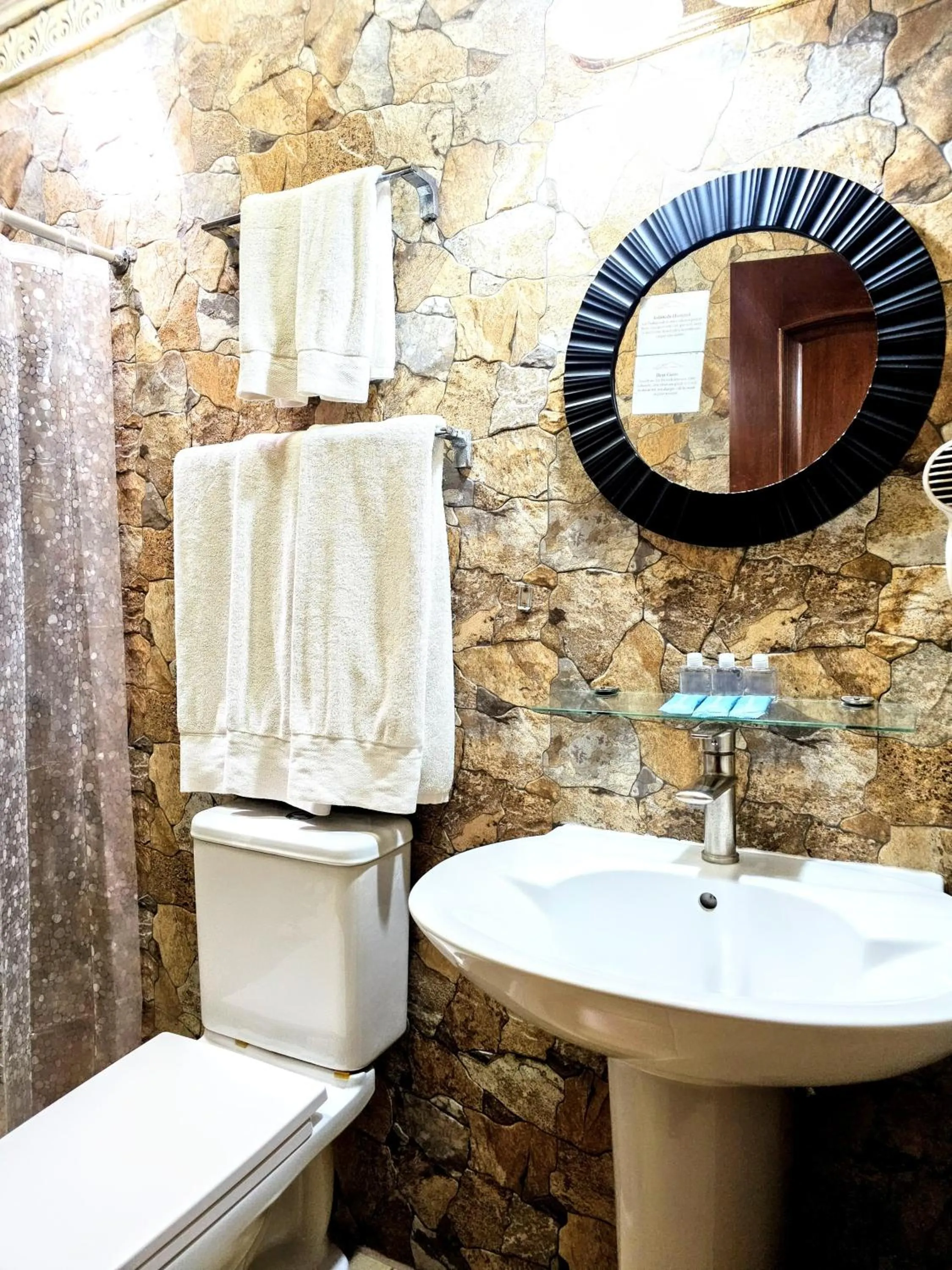 Bathroom in Antigua Inn Hotel