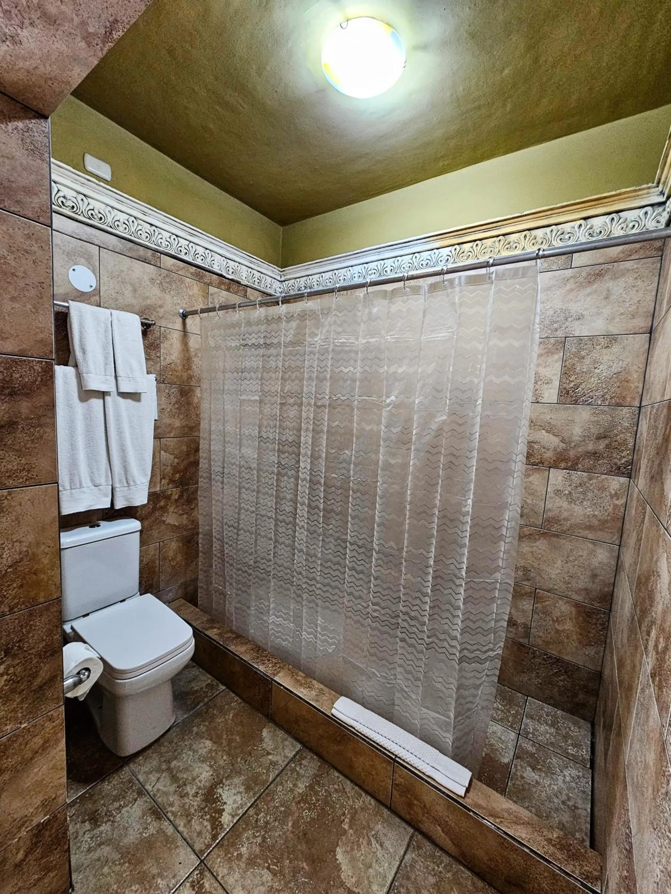 Shower in Antigua Inn Hotel