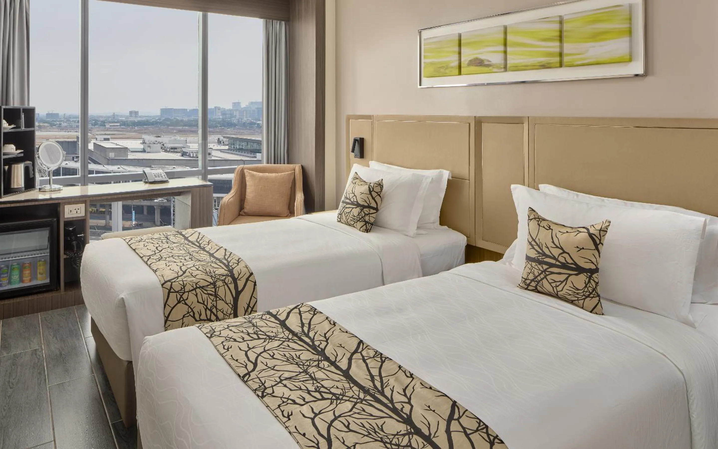 Bed in Belmont Hotel Manila near NAIA Terminal 3 MNL