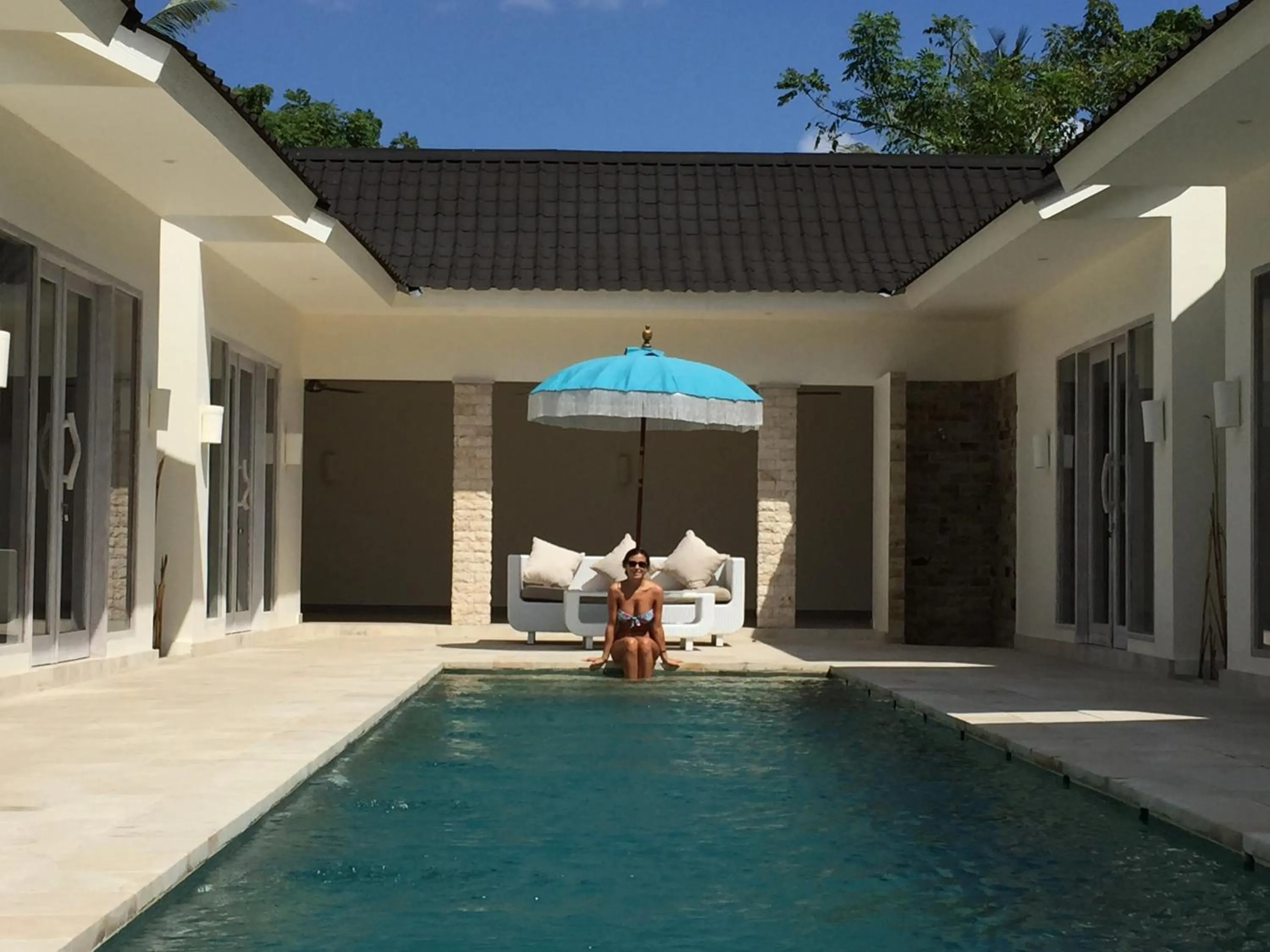 Pool view in Tamoa Boutique Hotel