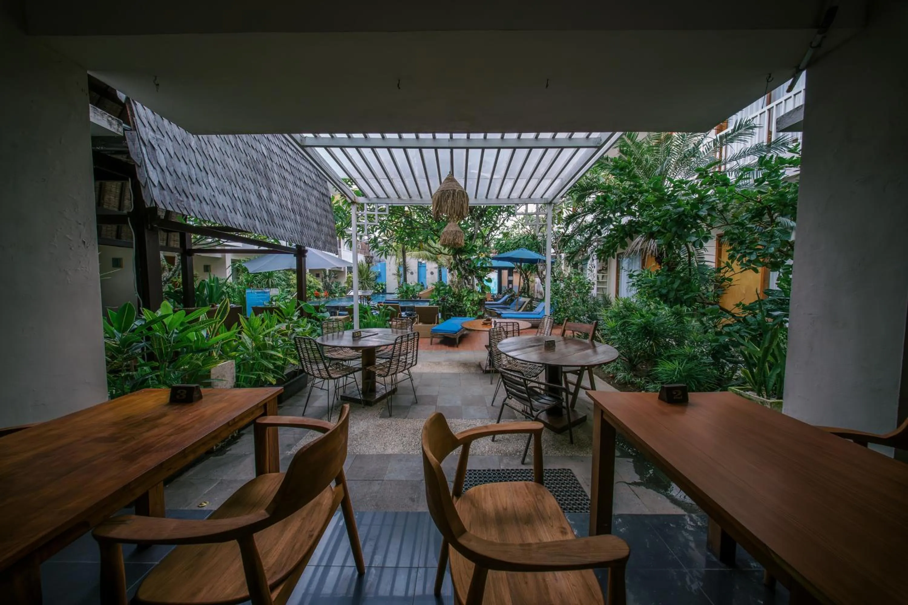 Seating area in Abian Harmony Hotel