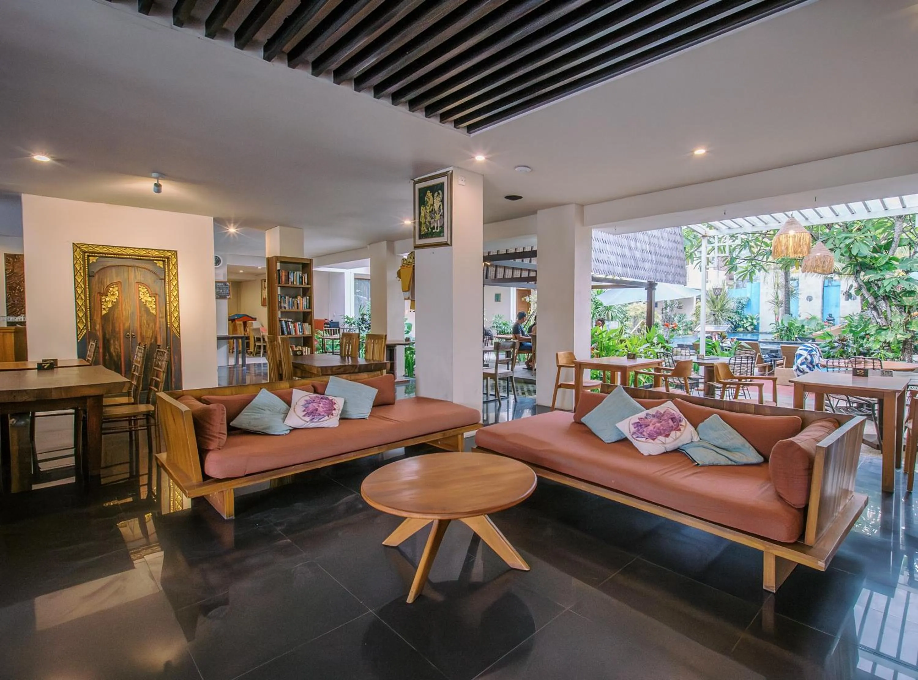 Seating area in Abian Harmony Hotel