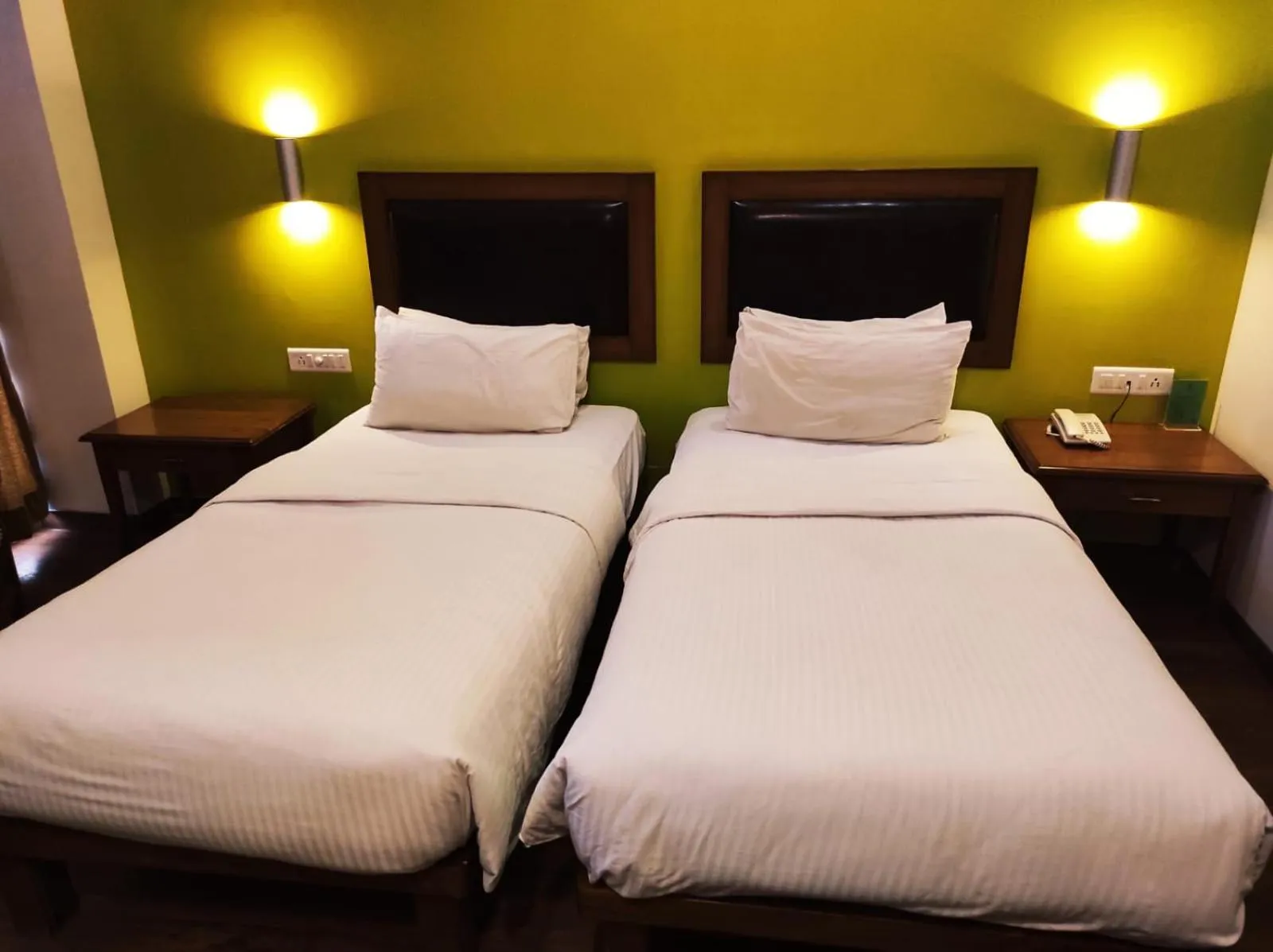 Bedroom, Bed in Krishna Inn - Royal Hotels