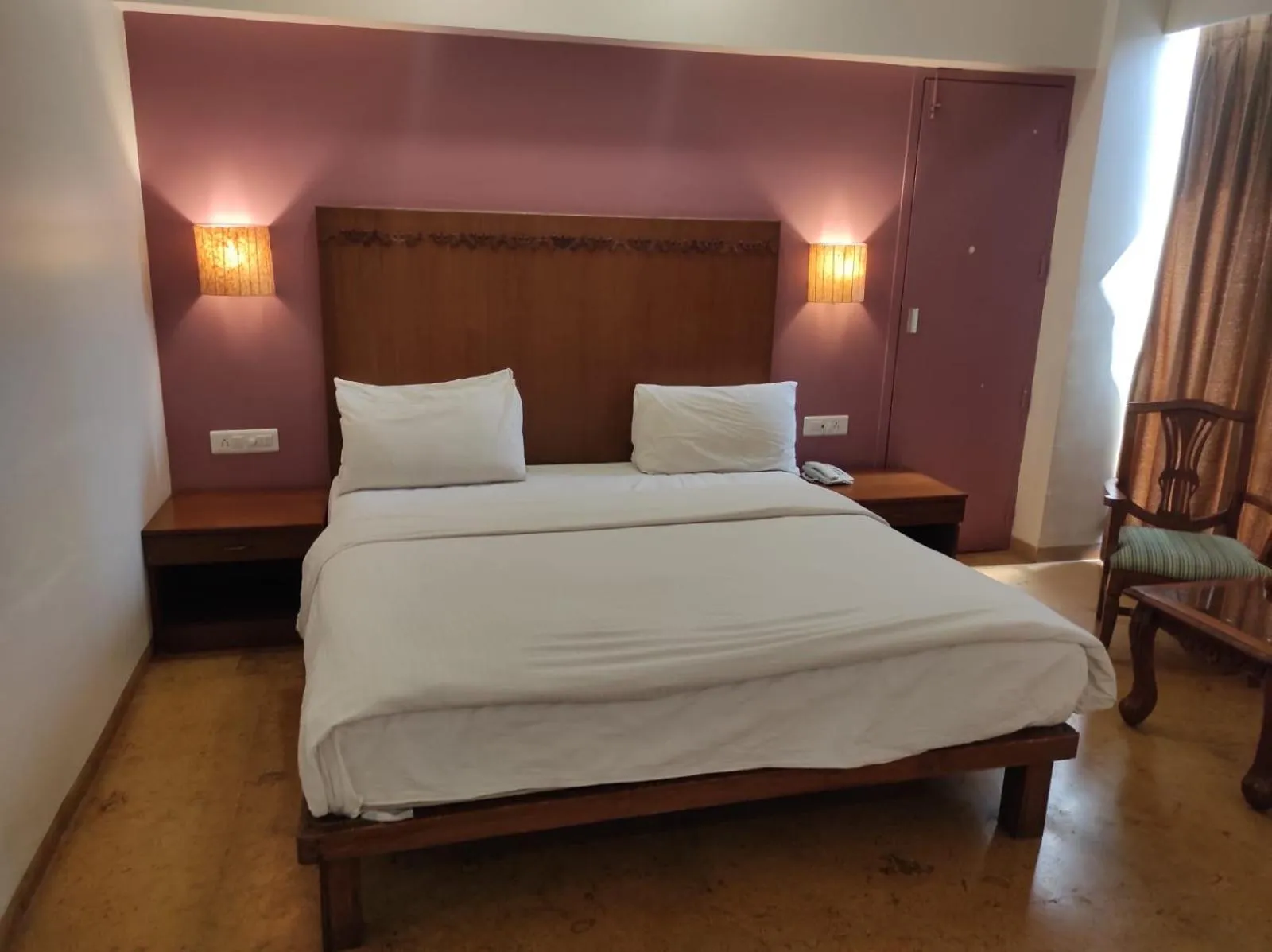 Bedroom, Bed in Krishna Inn - Royal Hotels