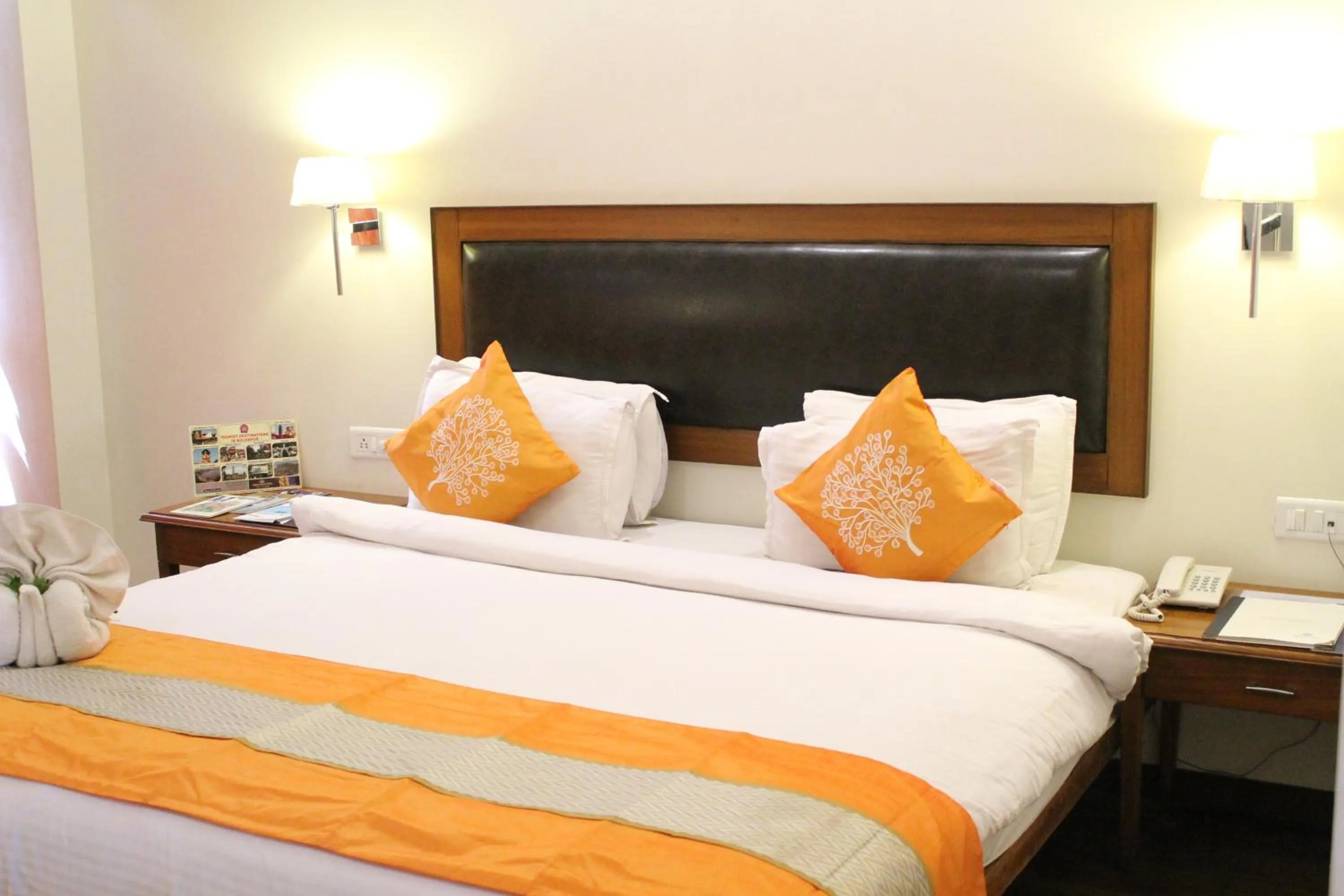 Bedroom, Bed in Krishna Inn - Royal Hotels