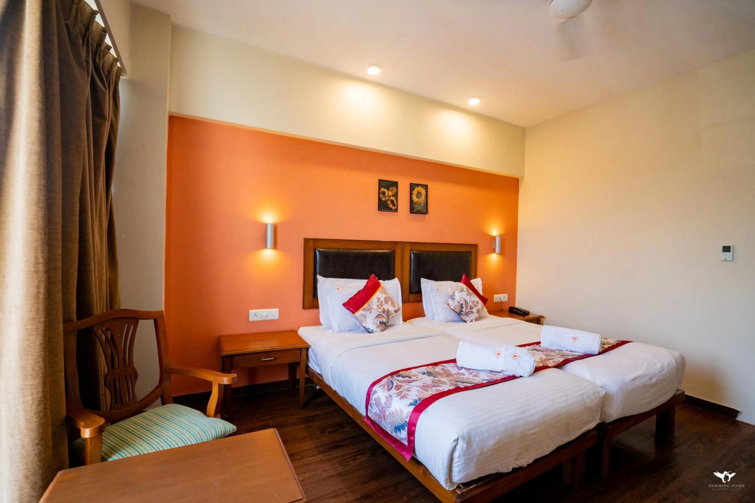 Photo of the whole room, Bed in Krishna Inn - Royal Hotels