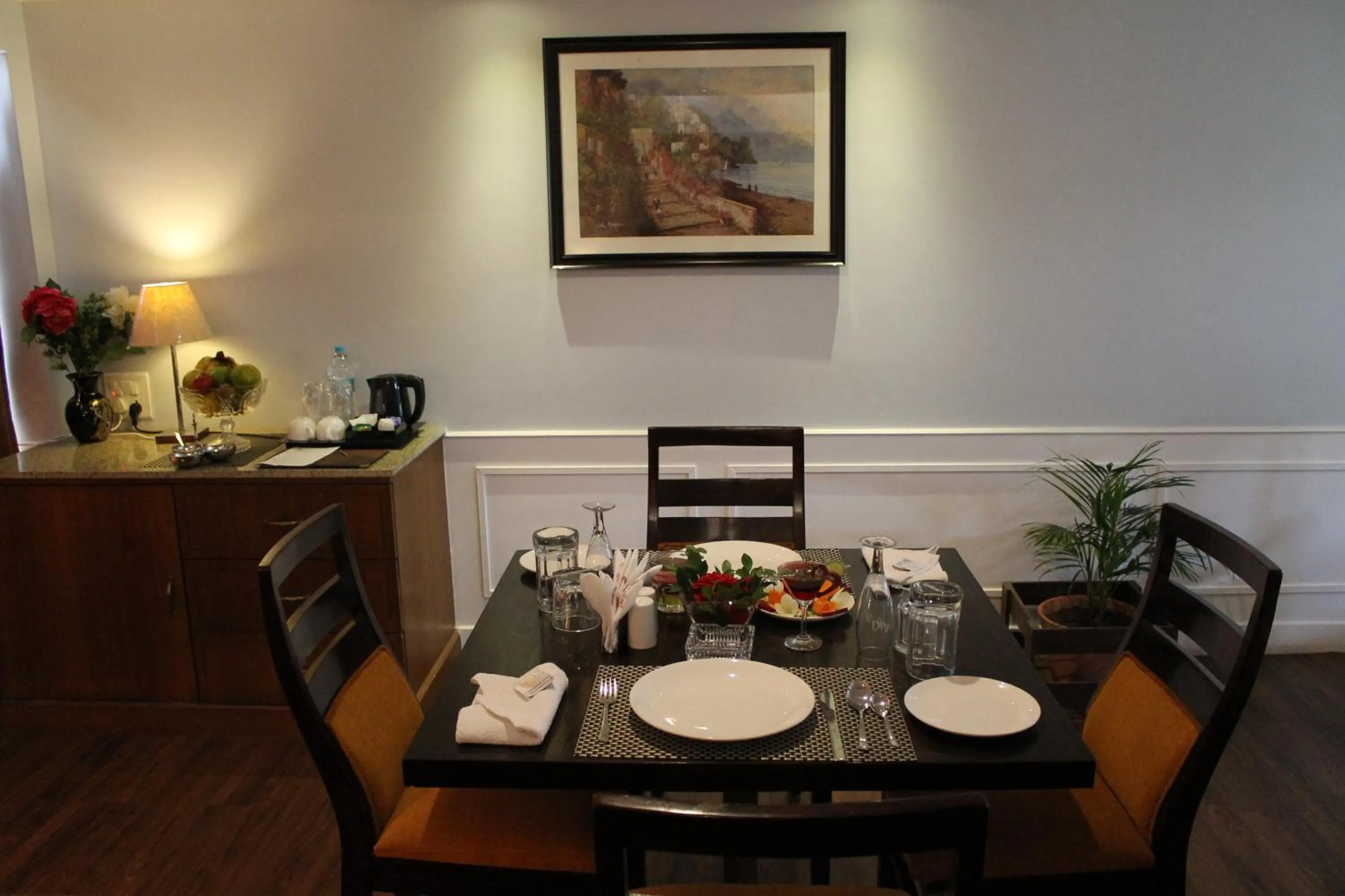 Dining area in Krishna Inn - Royal Hotels