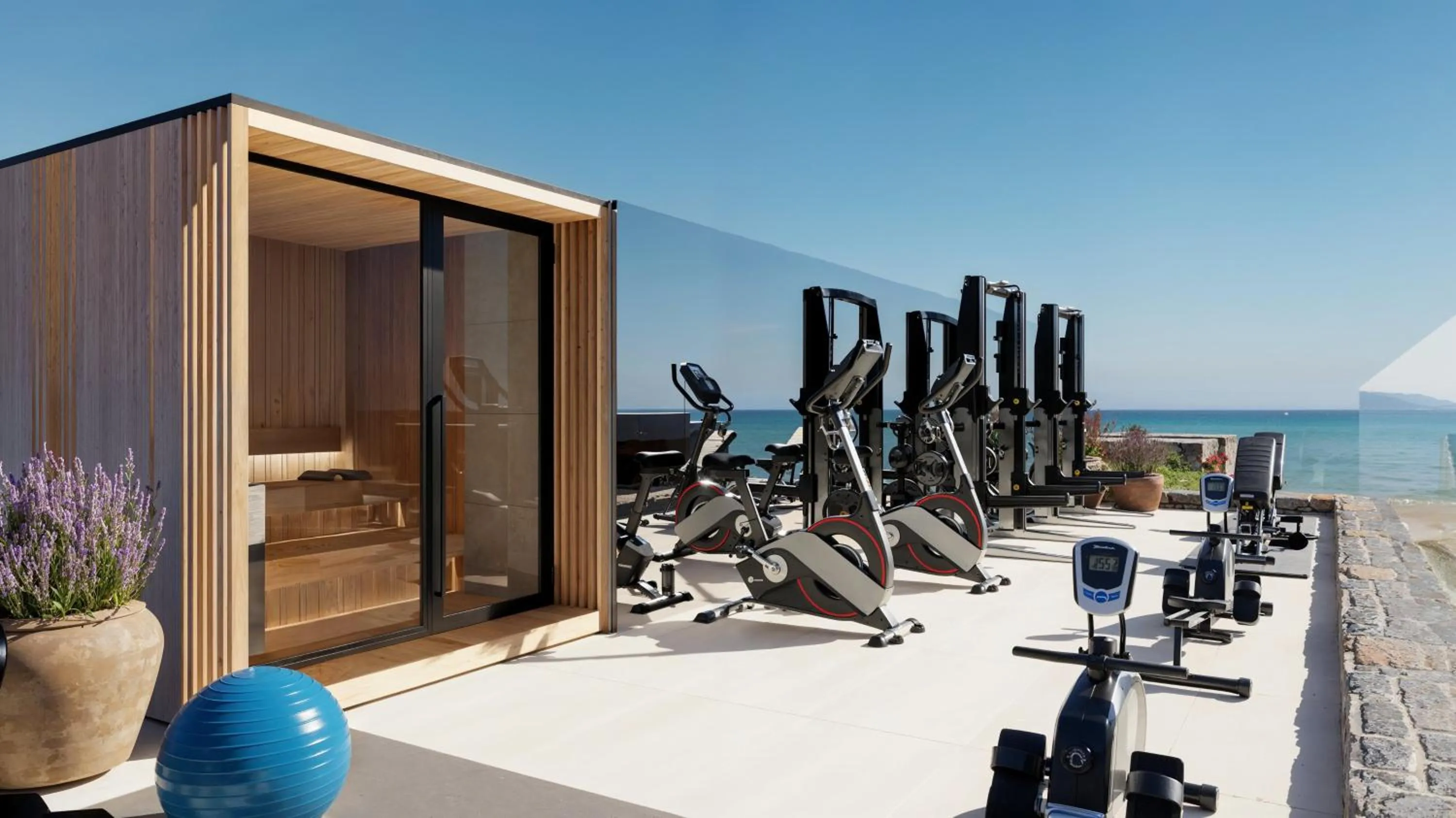 Fitness centre/facilities in Volta Seaside Boutique Hotel