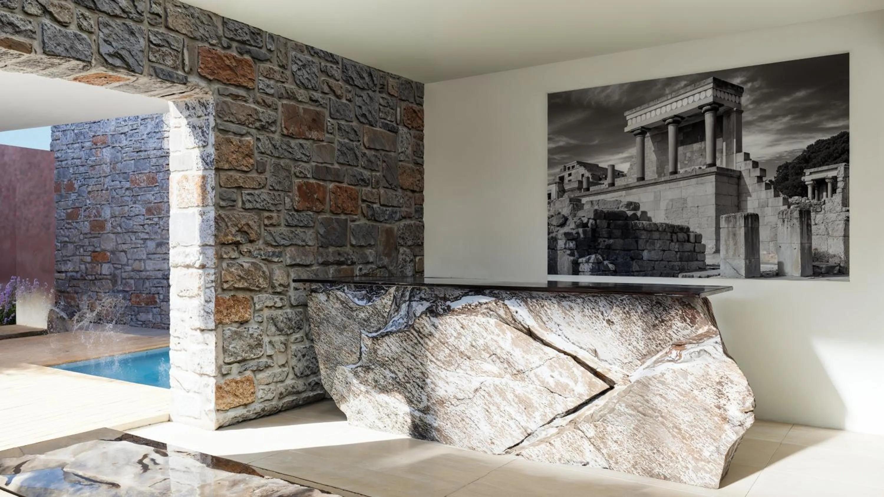 Lobby or reception in Volta Seaside Boutique Hotel