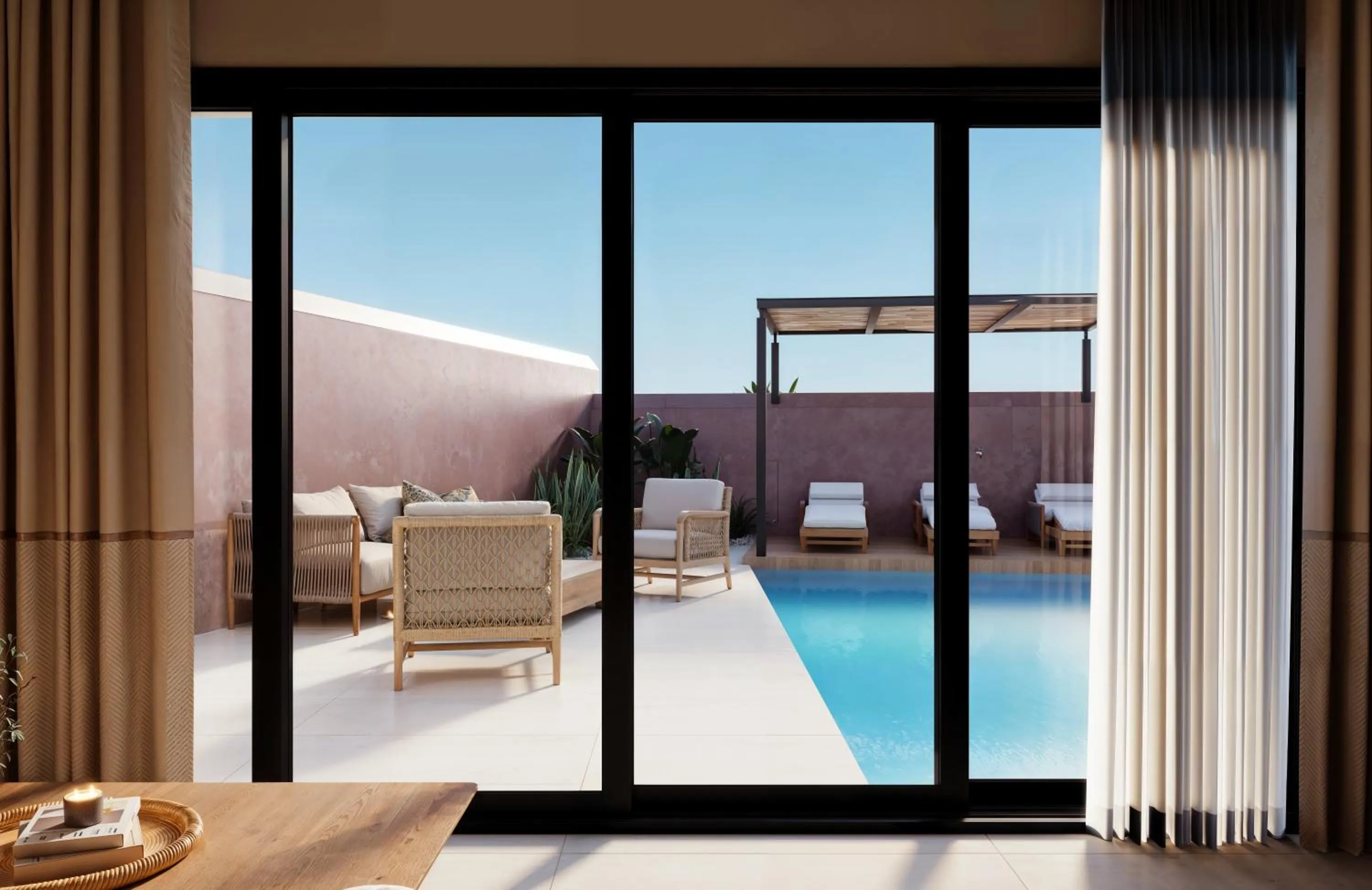 Swimming pool in Volta Seaside Boutique Hotel