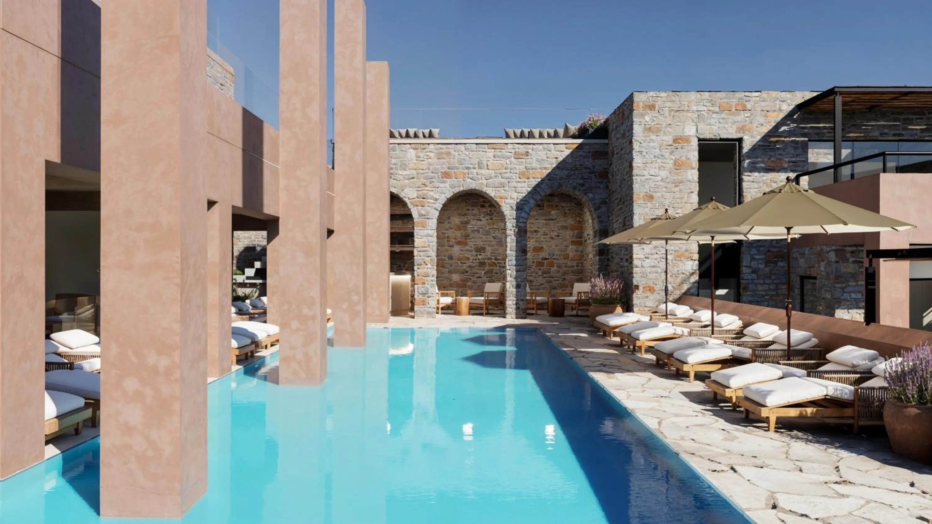 Swimming pool in Volta Seaside Boutique Hotel