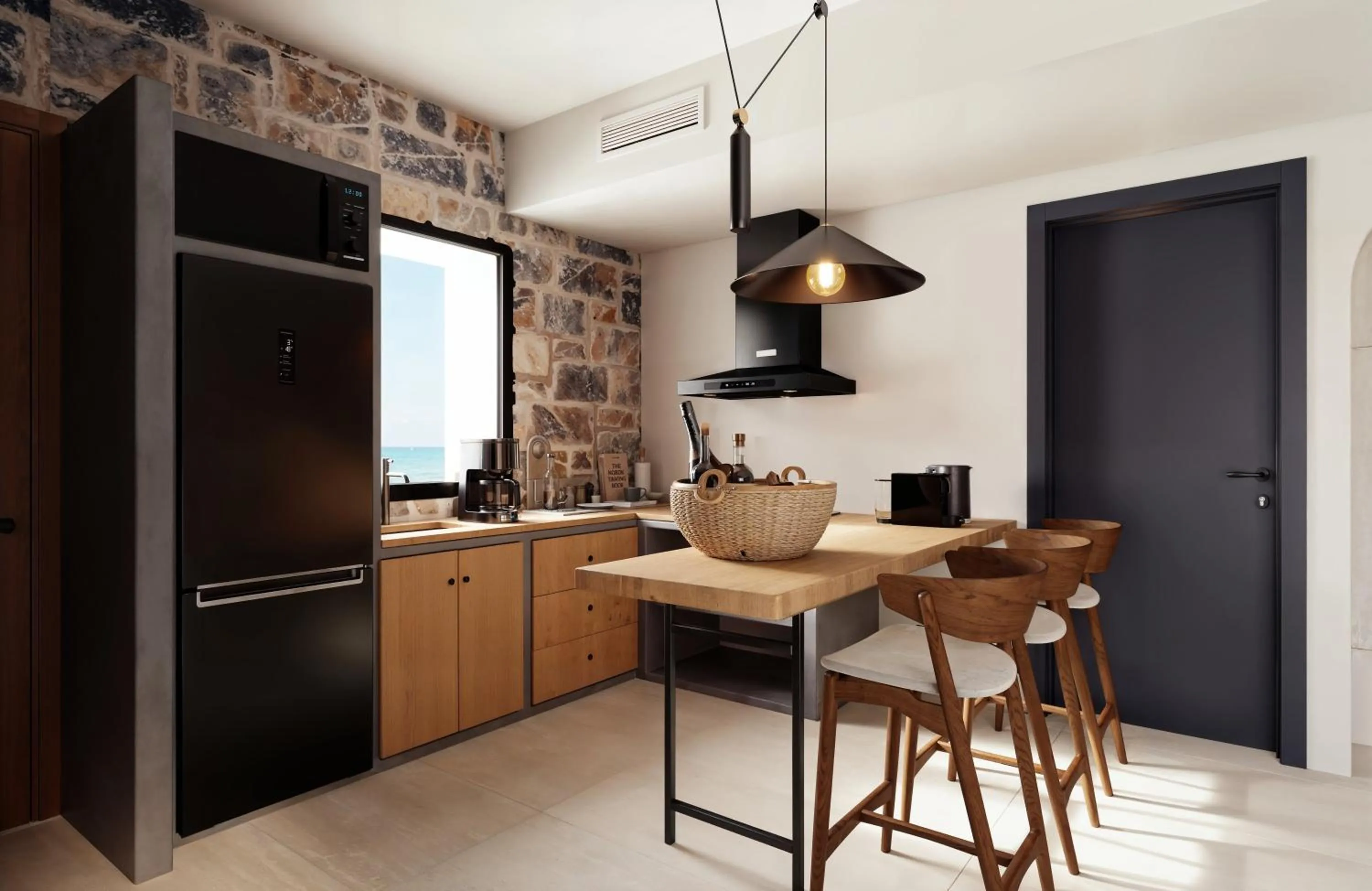 kitchen in Volta Seaside Boutique Hotel