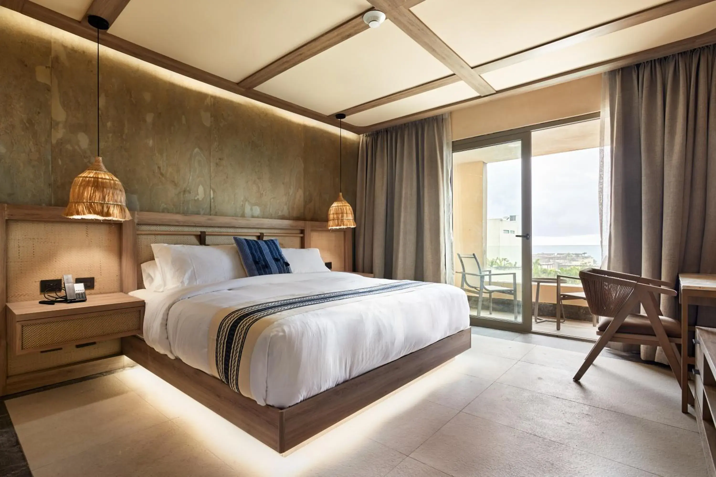 Standard King Room with Balcony and Ocean View in Hotel Indigo Playa del Carmen by IHG Standard King Room with Balcony and Ocean View in Hotel Indigo Playa del Carmen by IHG