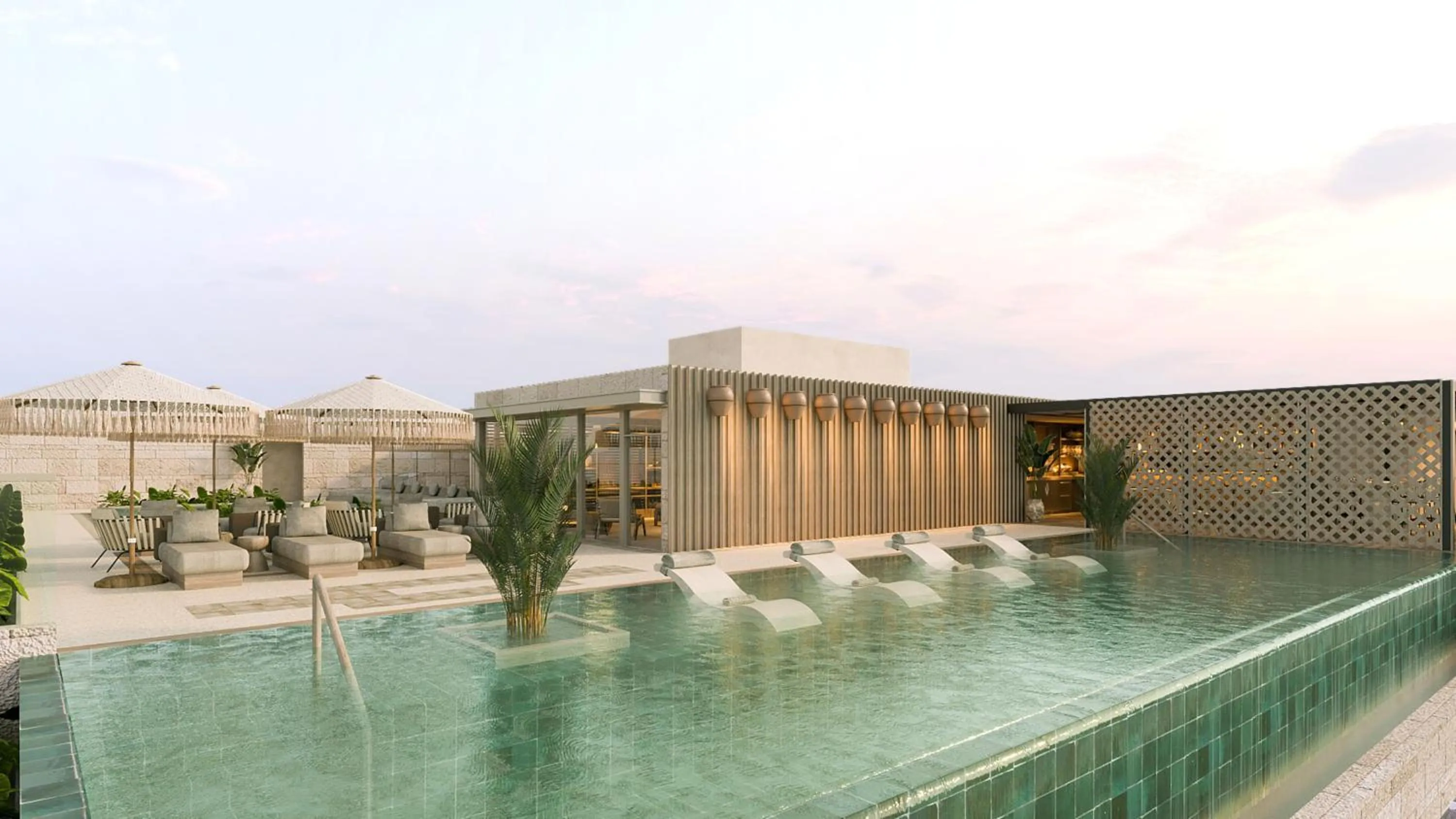 Swimming pool in Hotel Indigo Playa del Carmen by IHG