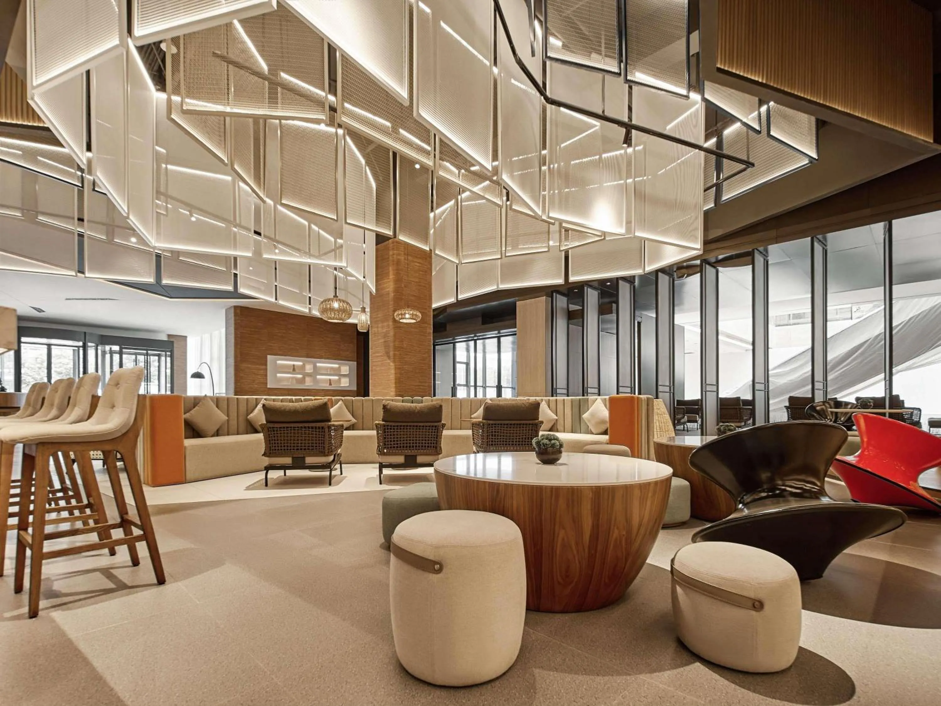 Lounge or bar in Novotel Yinchuan Lanxigu