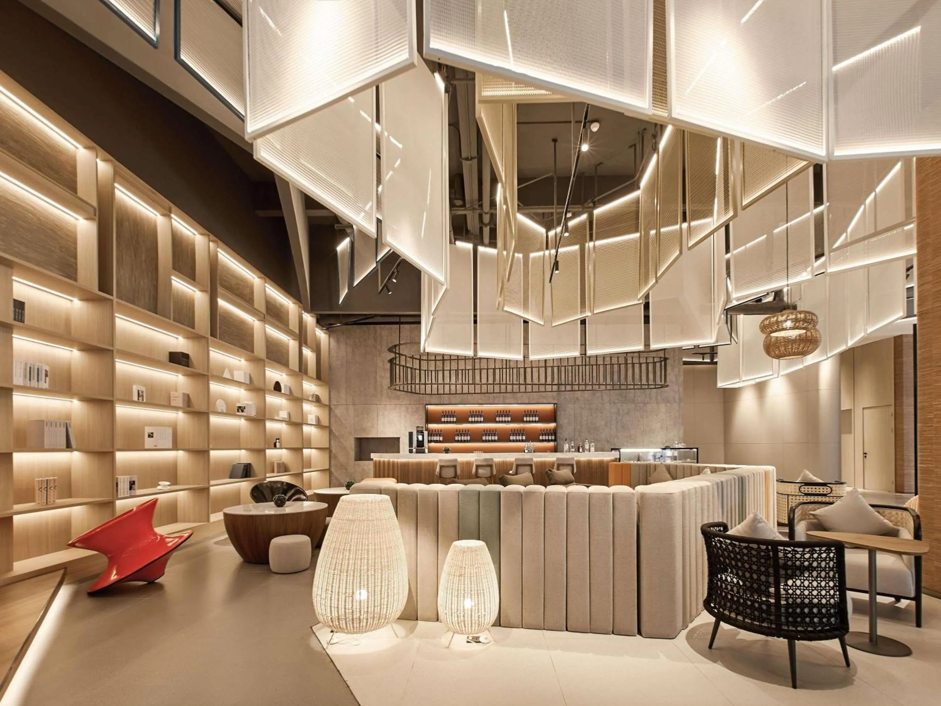 Lounge or bar in Novotel Yinchuan Lanxigu