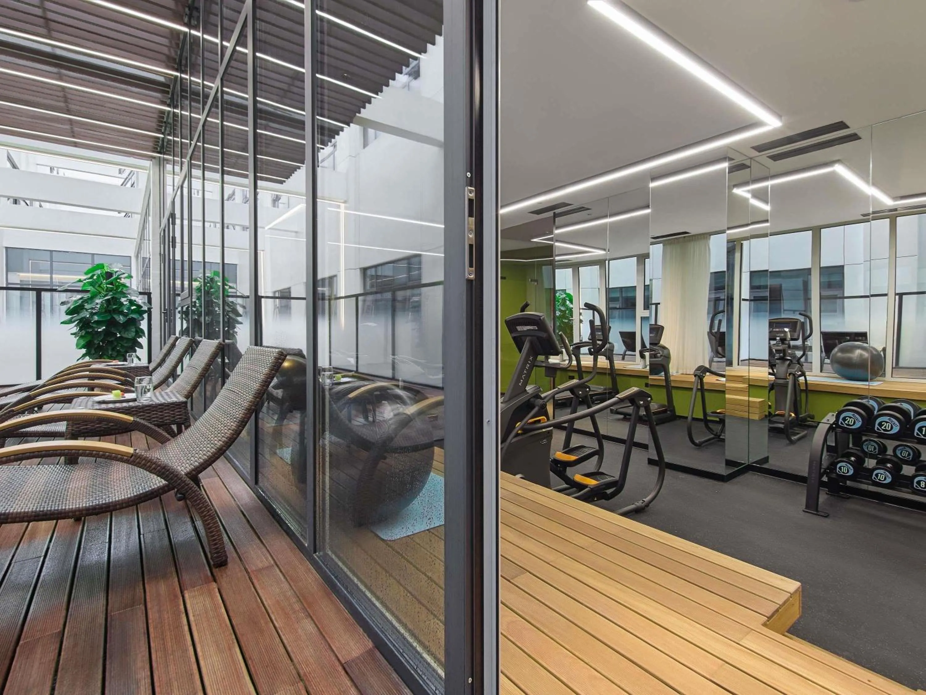 Fitness centre/facilities in Novotel Yinchuan Lanxigu