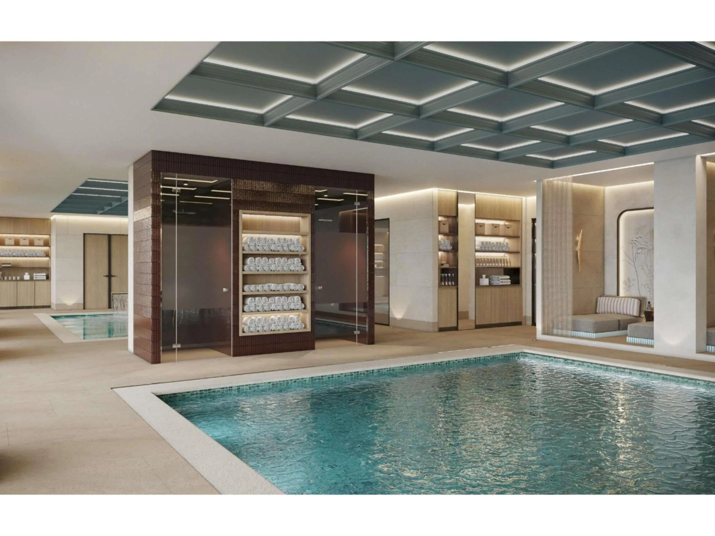 Pool view in Swissôtel Marianske Lazne