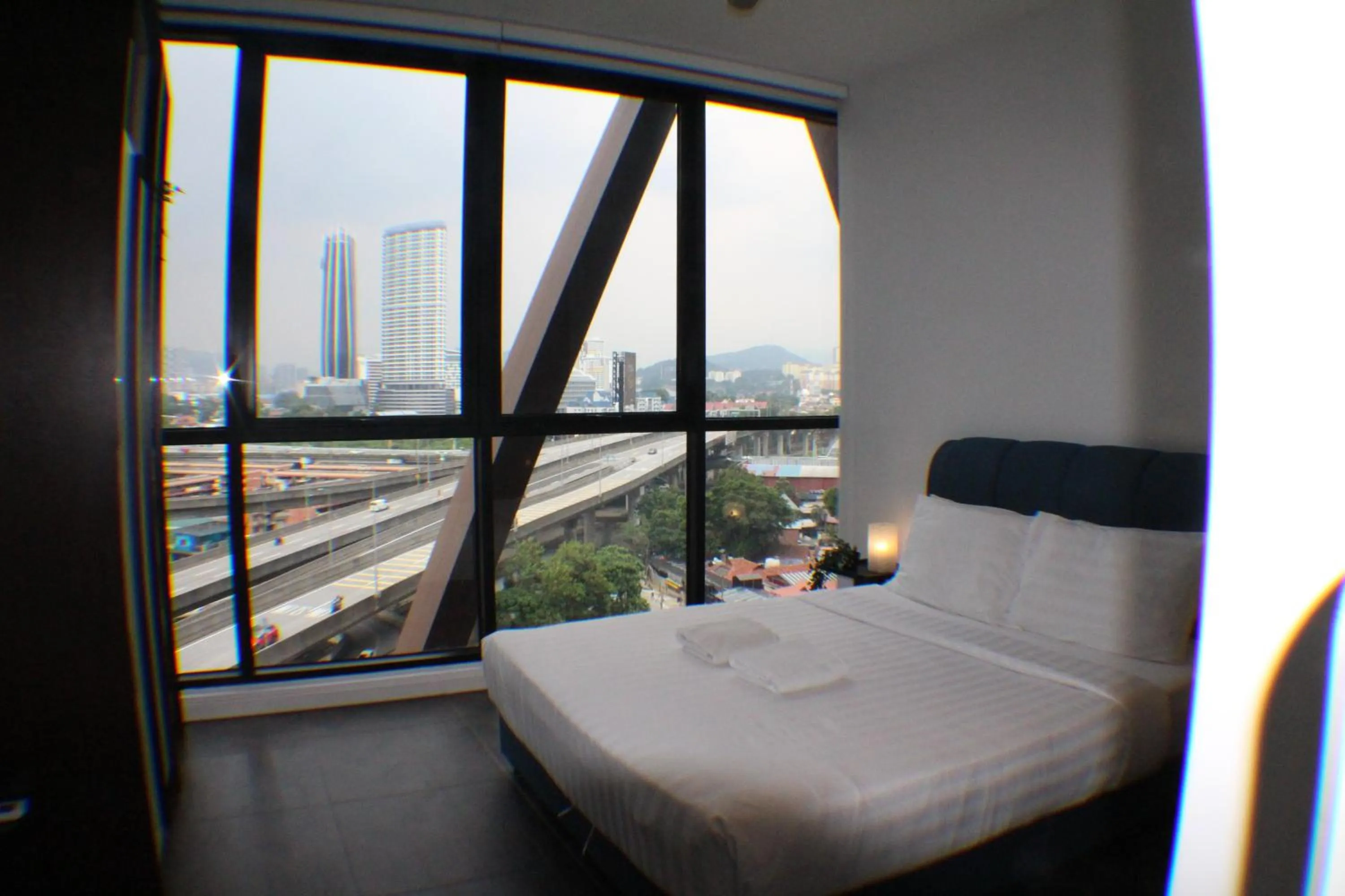 View (from property/room), Bed in Scarletz Service Suites KLCC