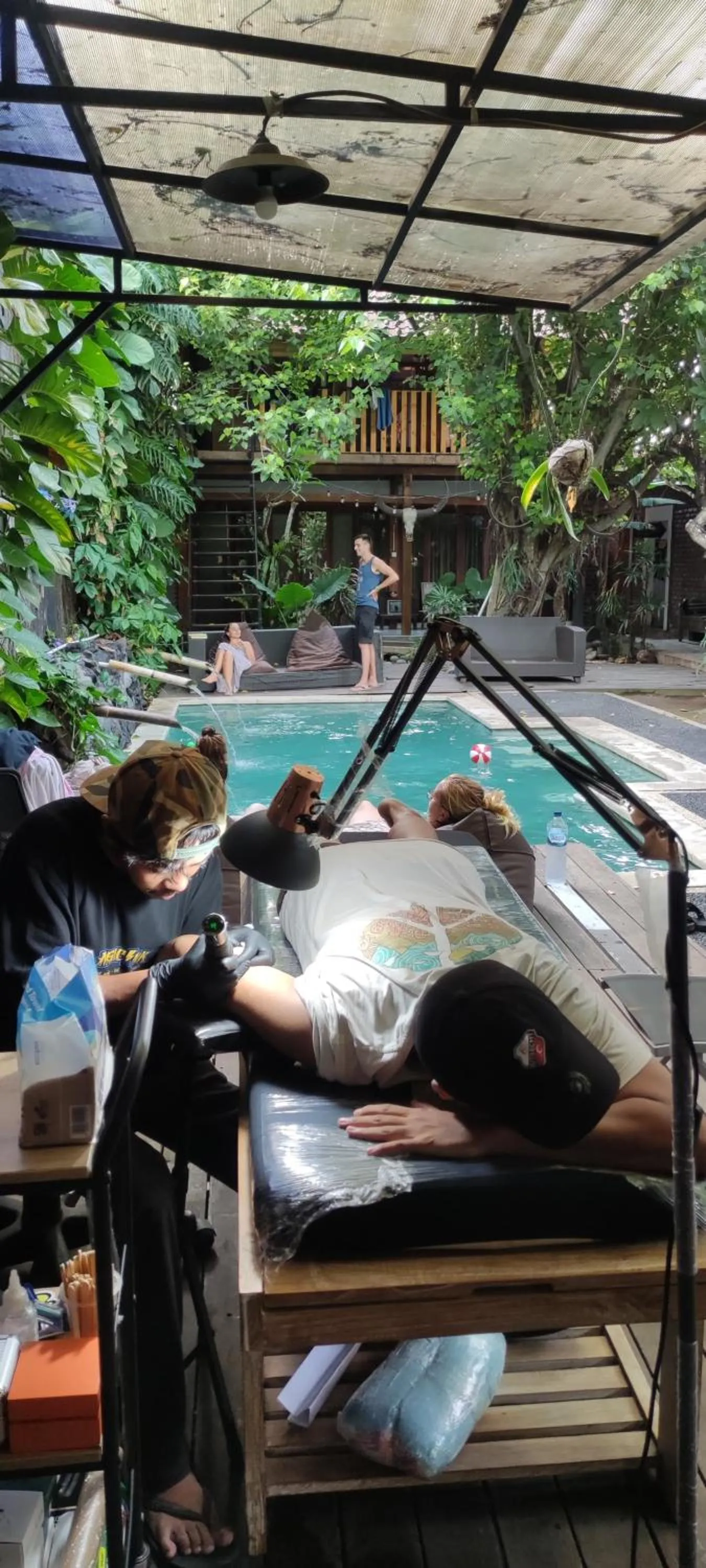 Pool view in Da Housetel Kuta