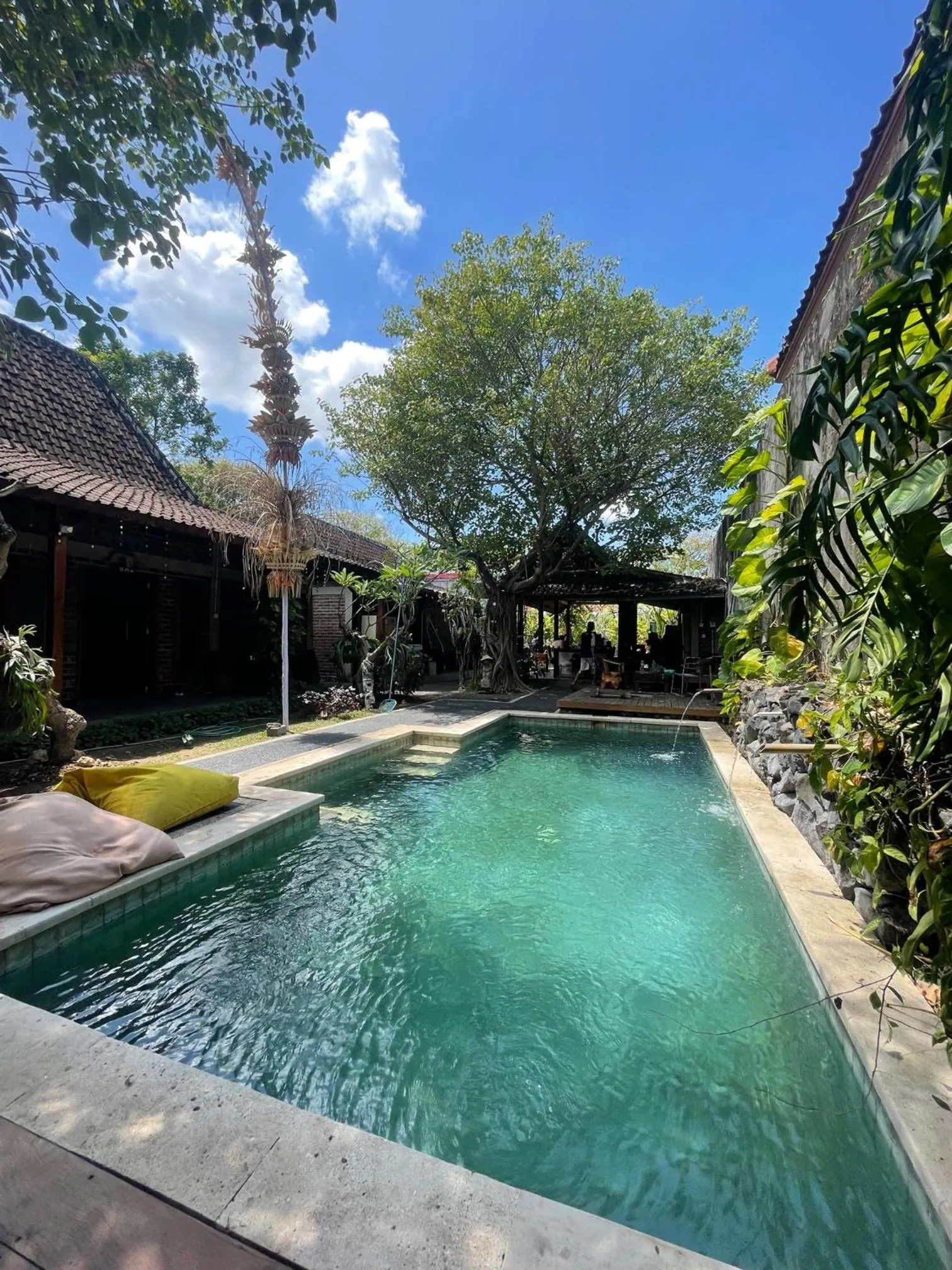 Garden view in Da Housetel Kuta