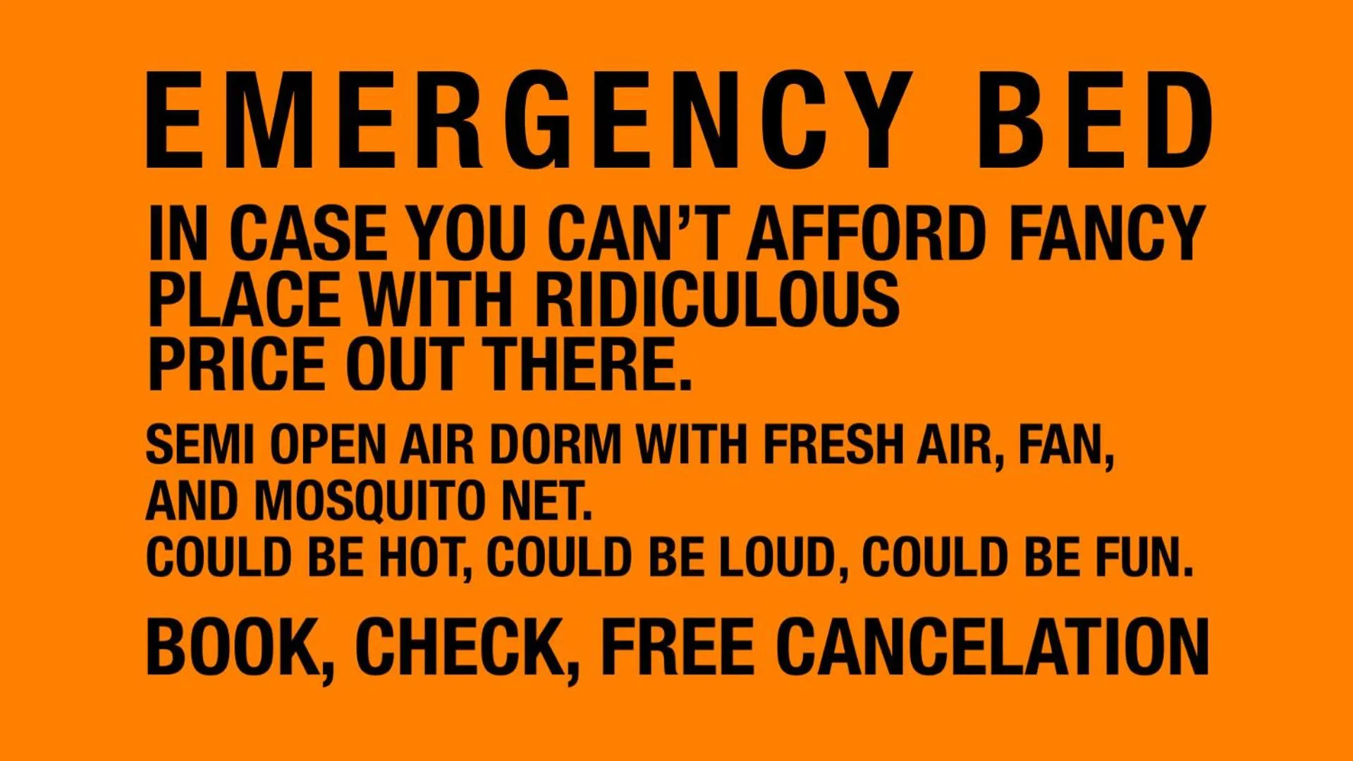 Bed in Da Housetel Kuta