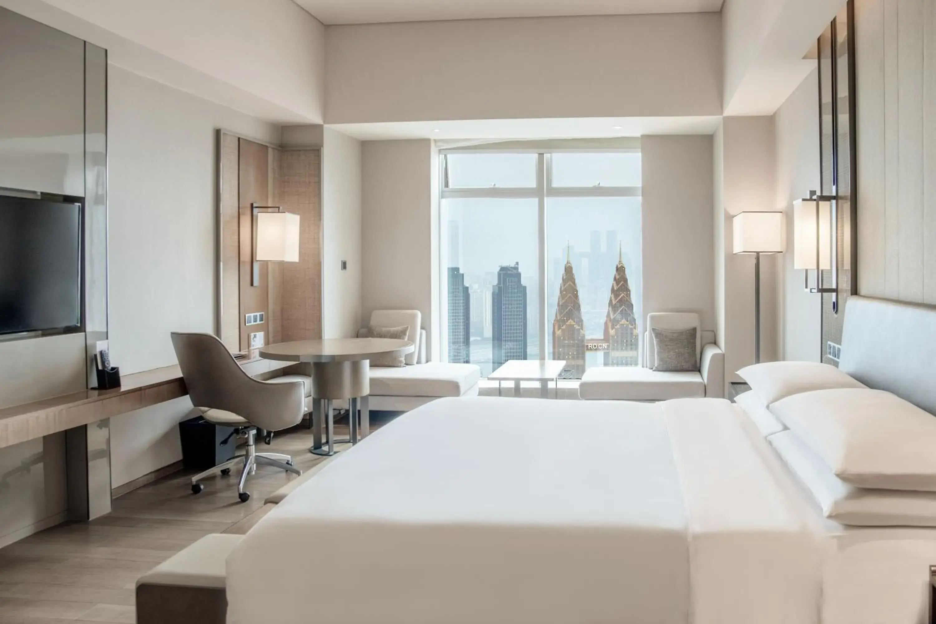 Exclusive Double Room With River View in Chongqing Marriott Hotel Exclusive Double Room With River View in Chongqing Marriott Hotel