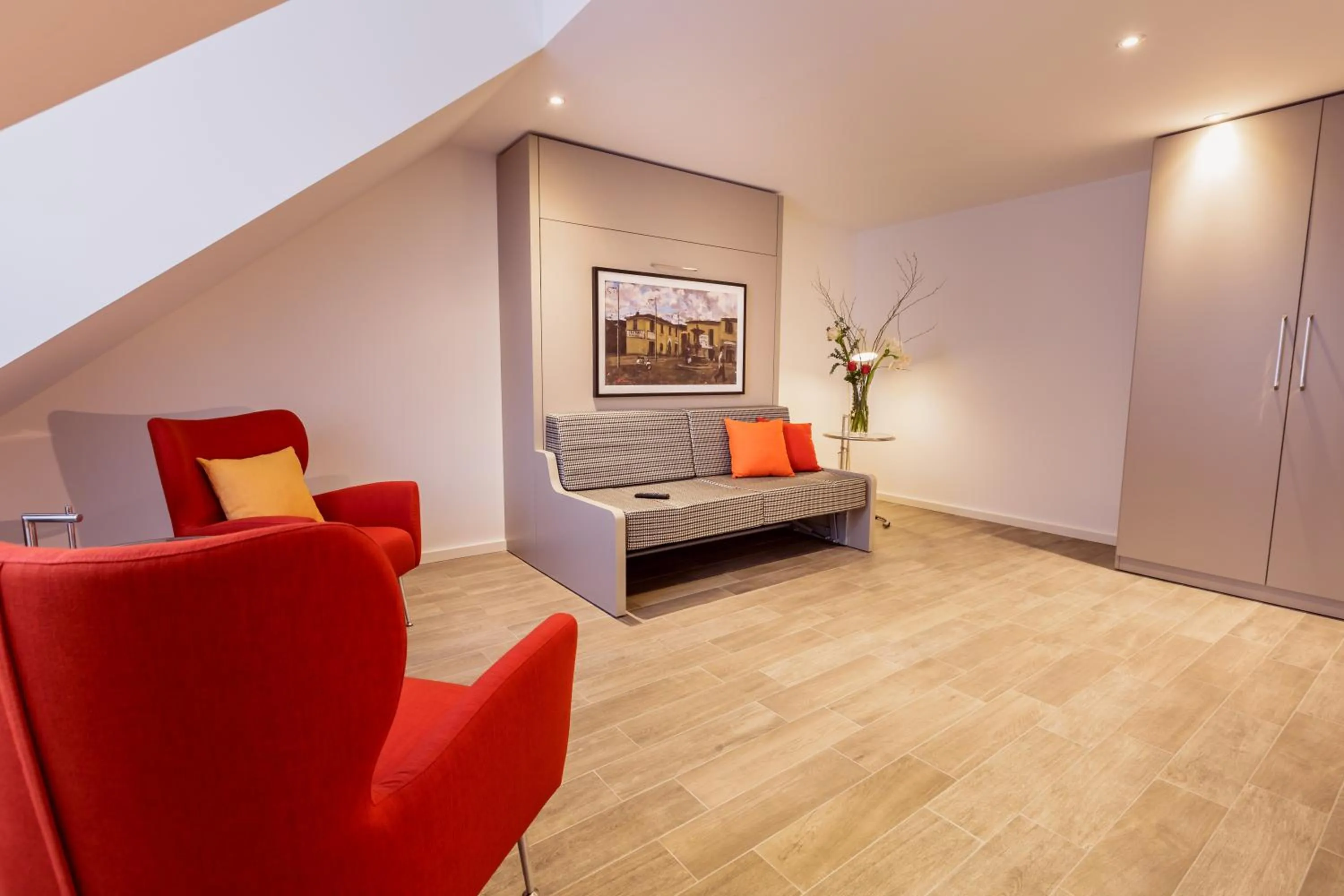 Photo of the whole room in 360 Apartment Hotel Frankfurt