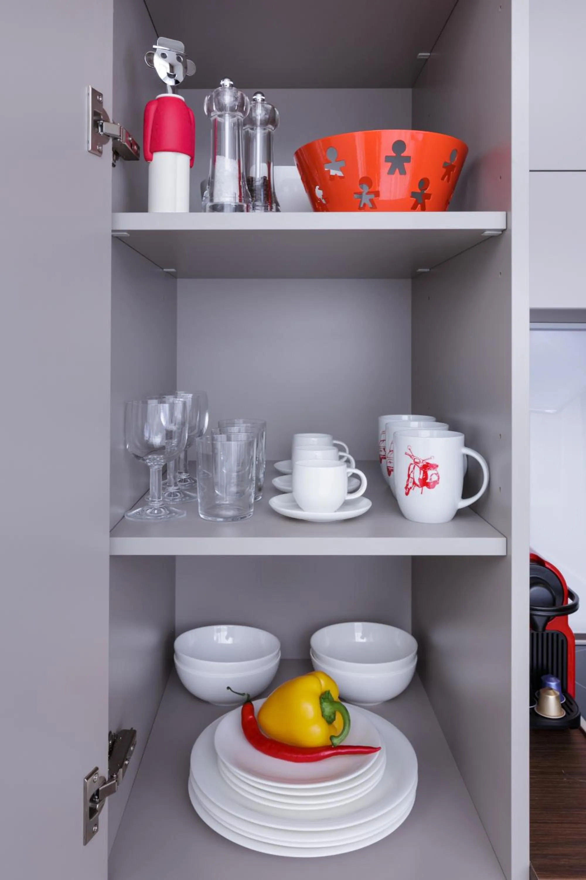 Kitchen or kitchenette in 360 Apartment Hotel Frankfurt