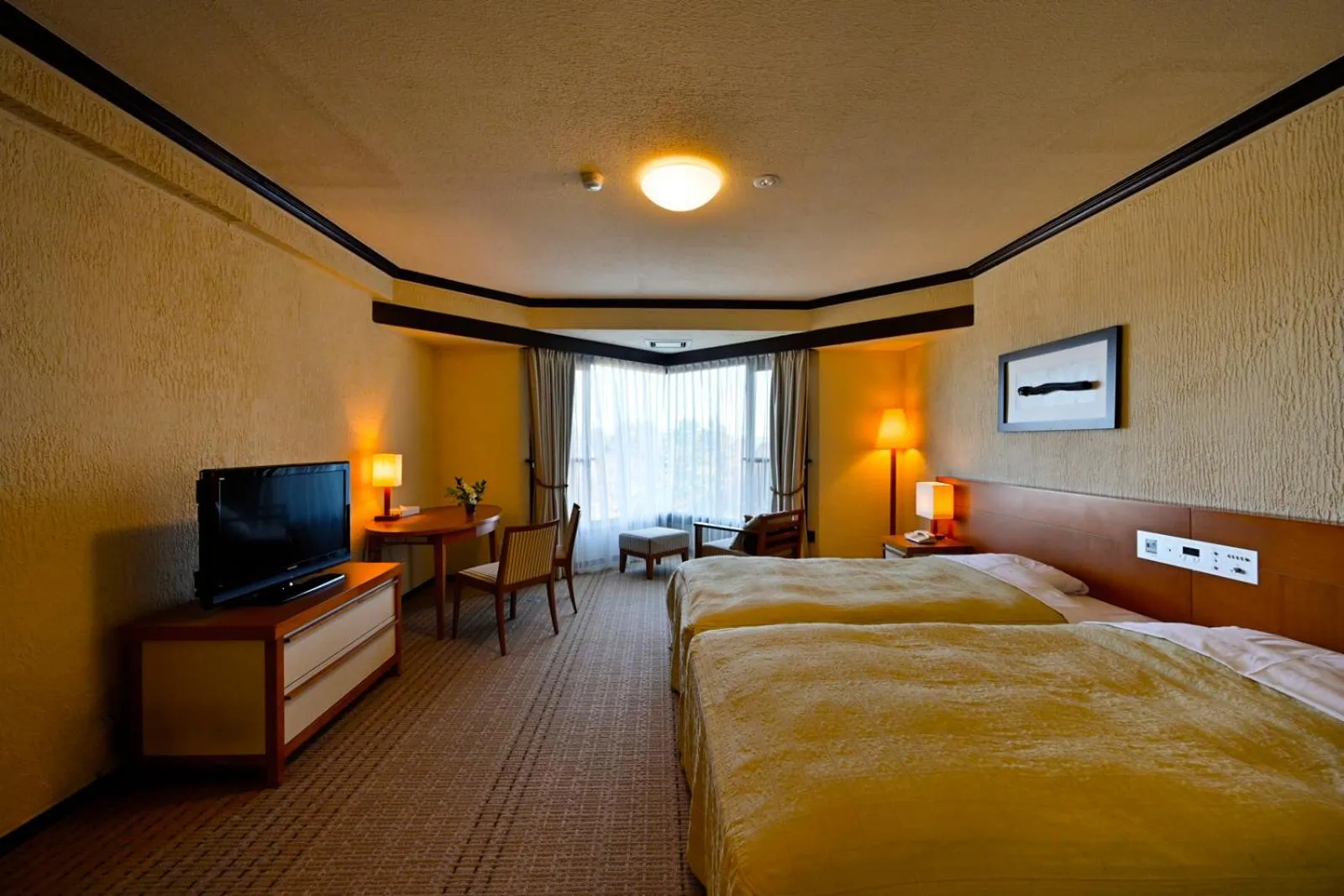 Bed in Hotel Laforet Shuzenji