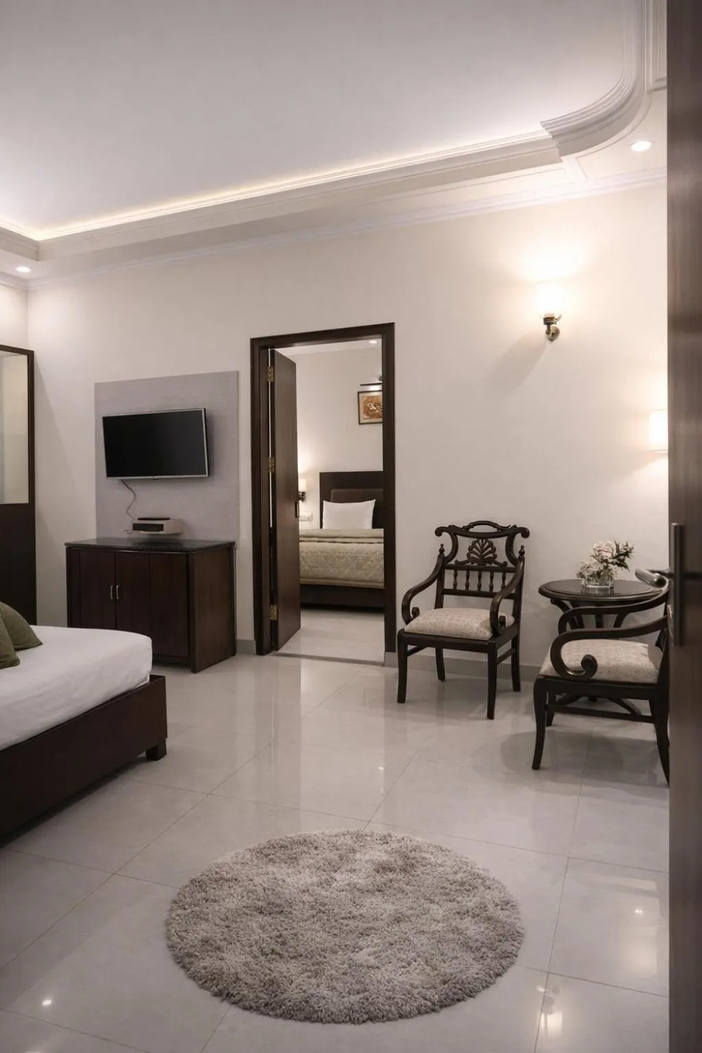 Bed in Hotel Diplomat Residency