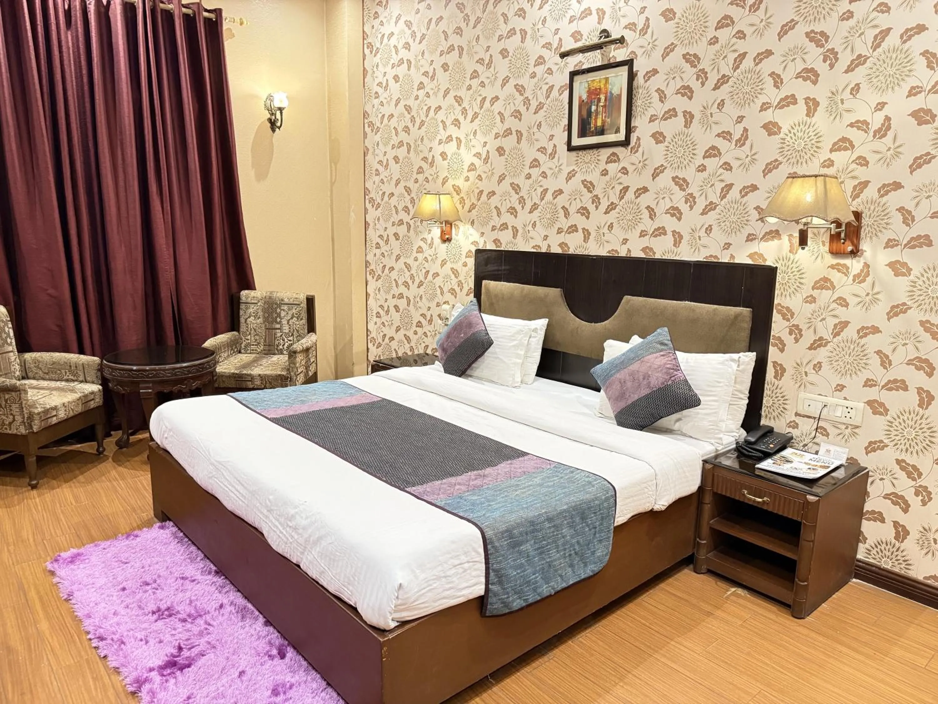 Bed in Hotel Diplomat Residency
