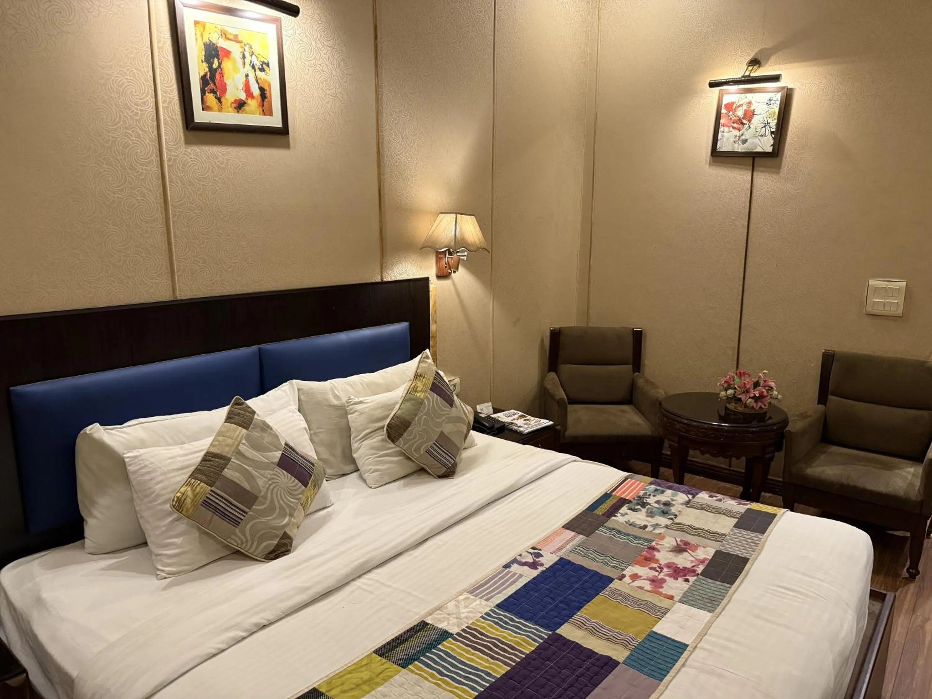 Bed in Hotel Diplomat Residency
