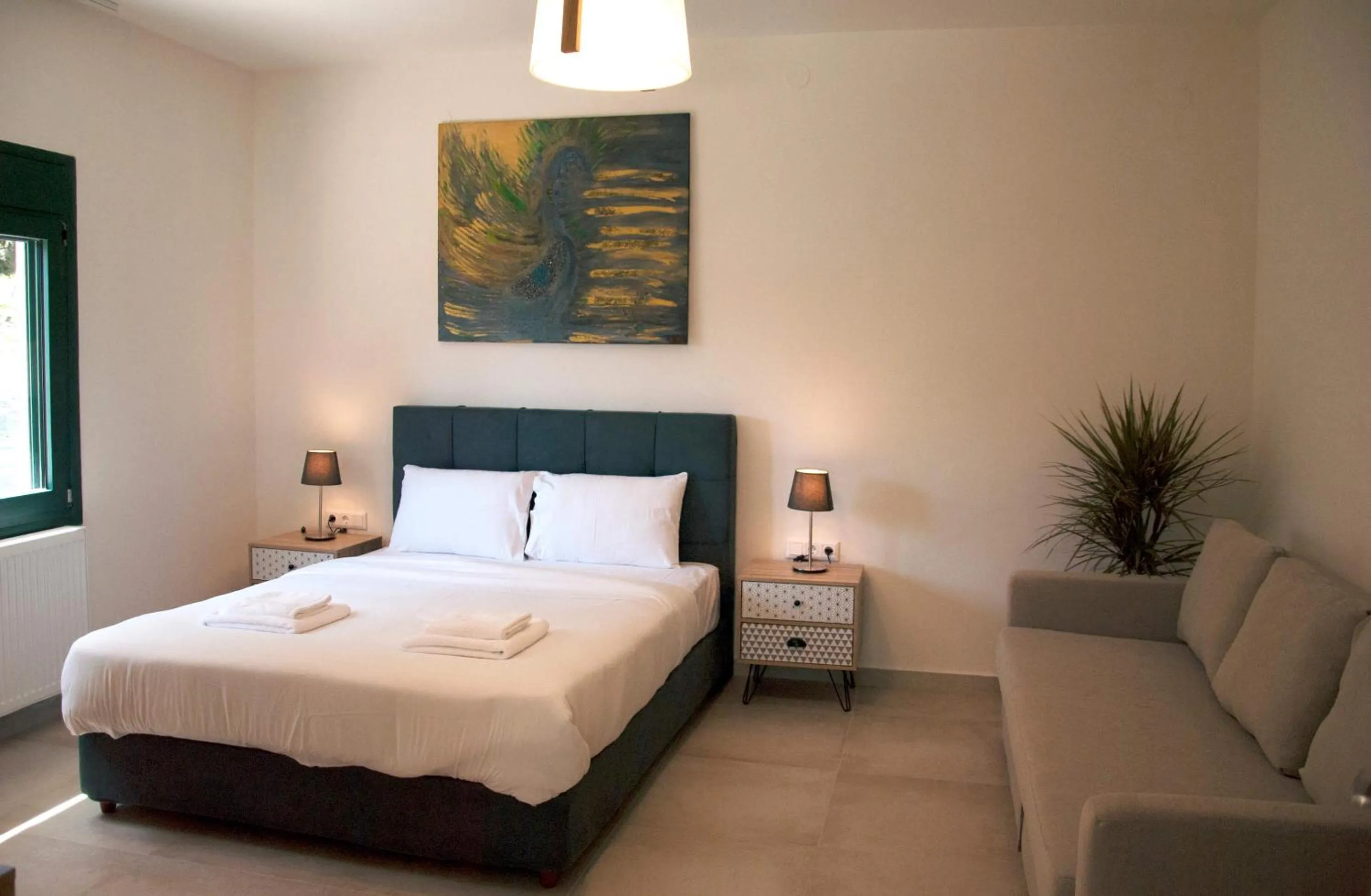 Bed in Angelbay Bungalows