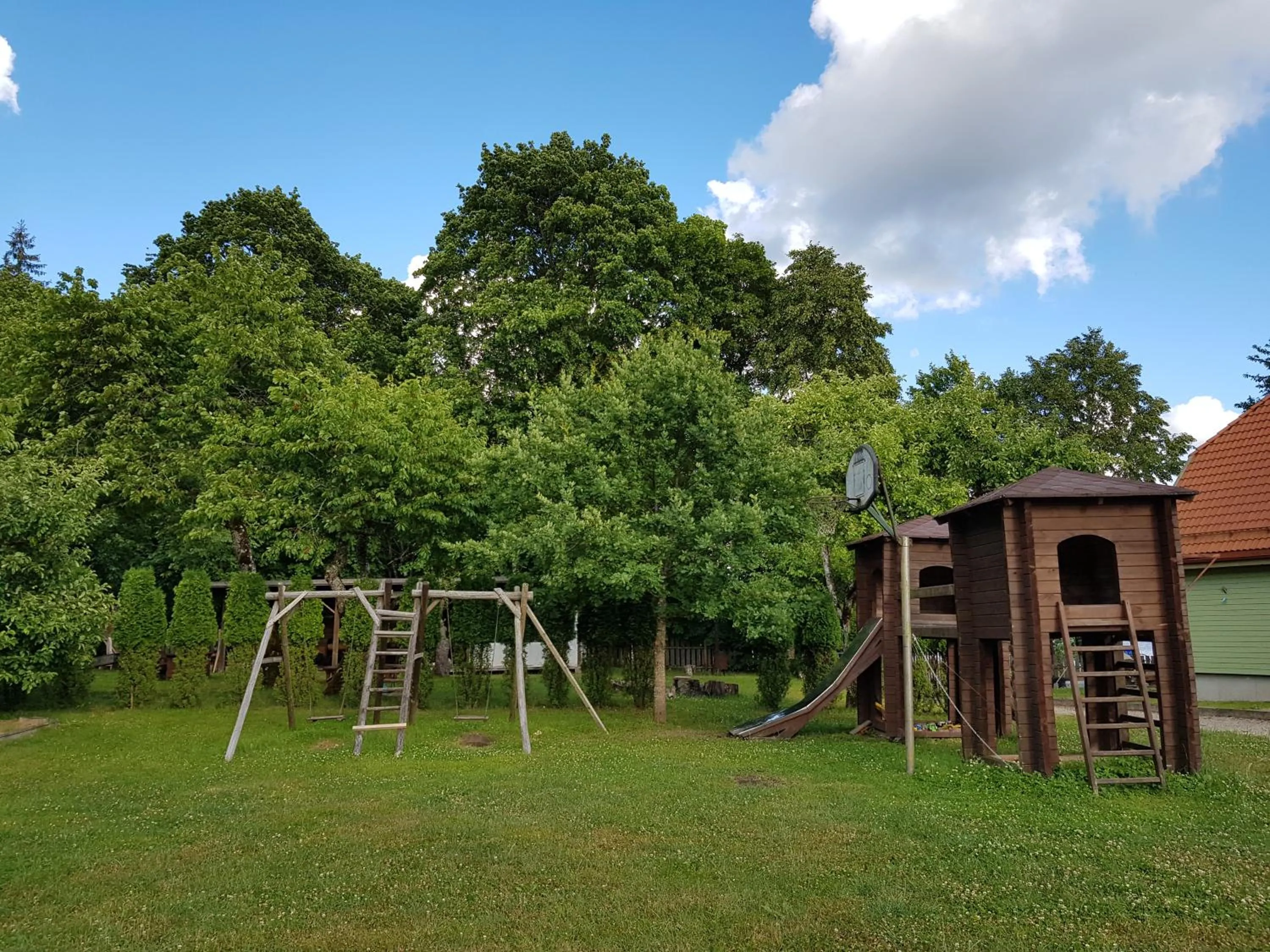 Children play ground in North Lakeside Villa Plateliai