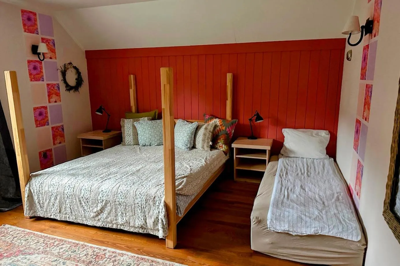 Bedroom in North Lakeside Villa Plateliai