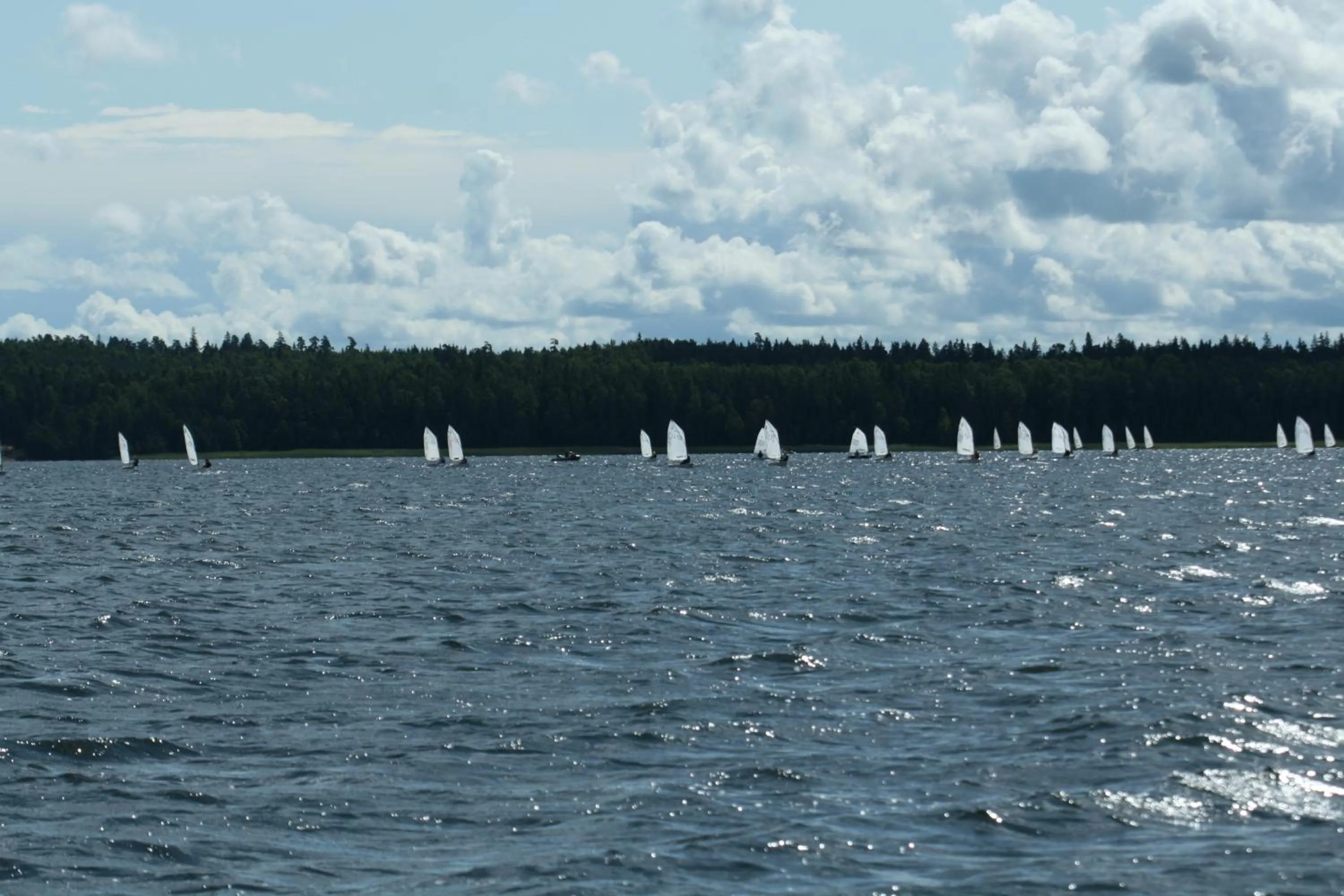 Lake view in North Lakeside Villa Plateliai