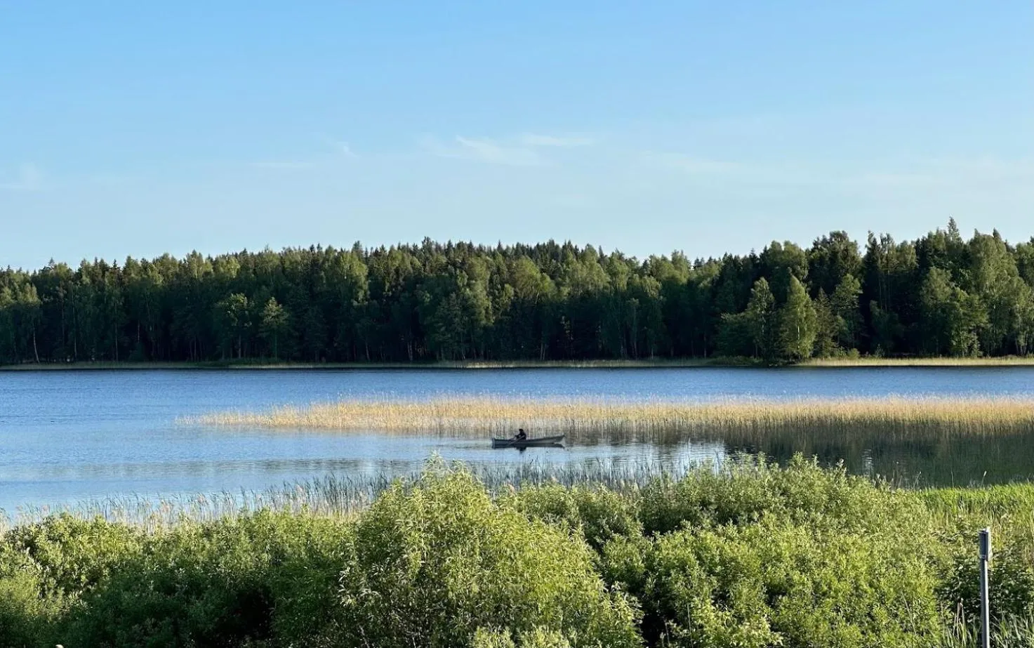 Fishing in North Lakeside Villa Plateliai