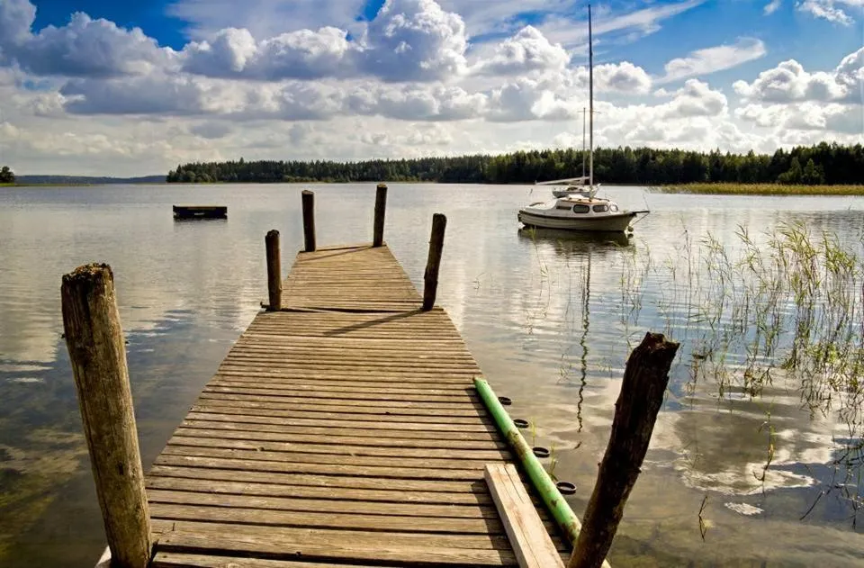 Natural landscape in North Lakeside Villa Plateliai