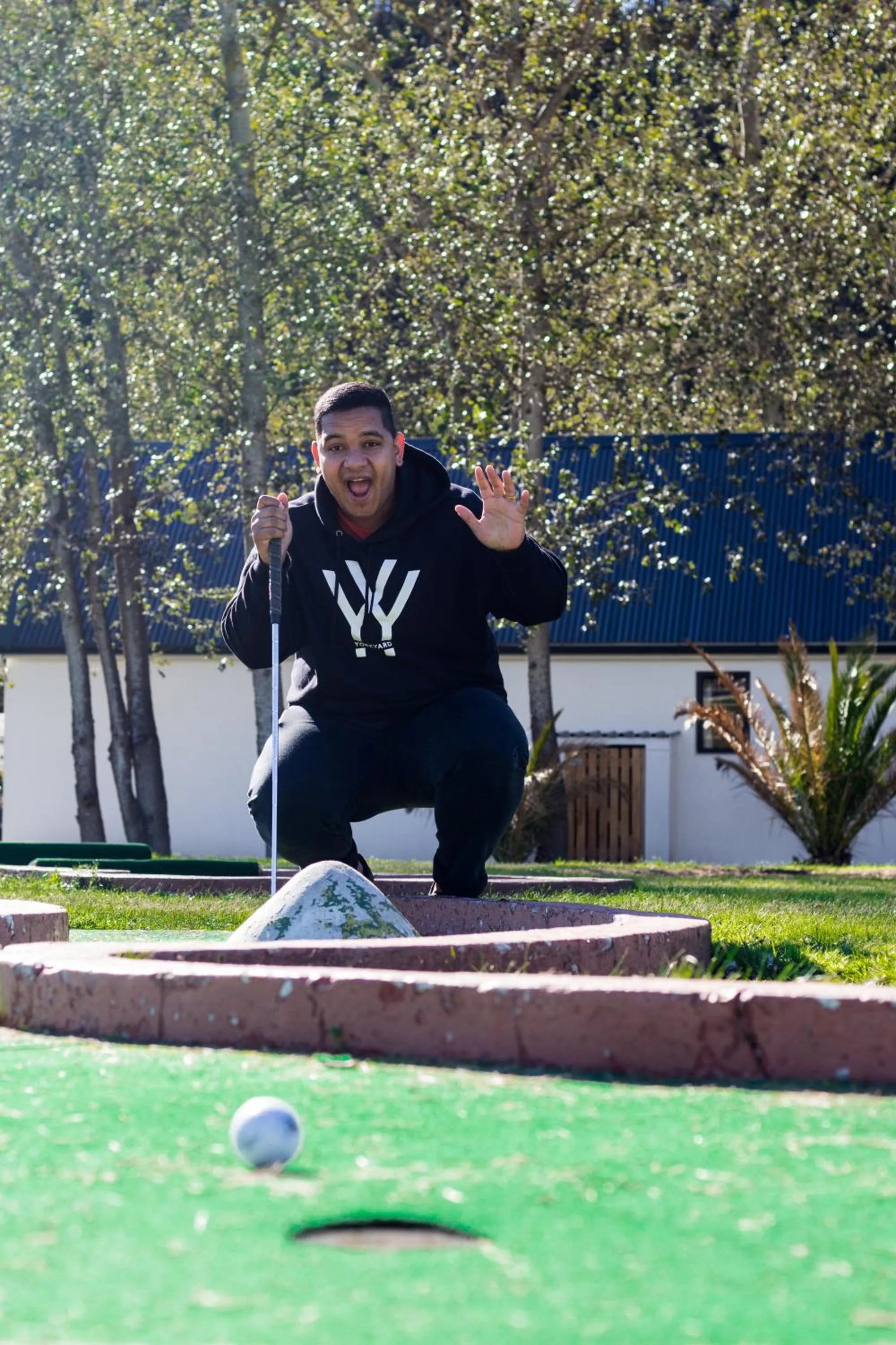 Minigolf in Houw Hoek Hotel