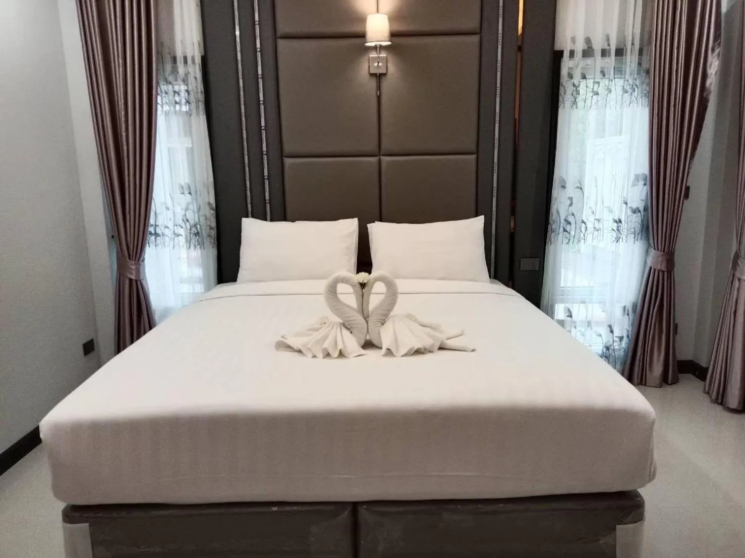 Bed in Wangyao Riverside Resort